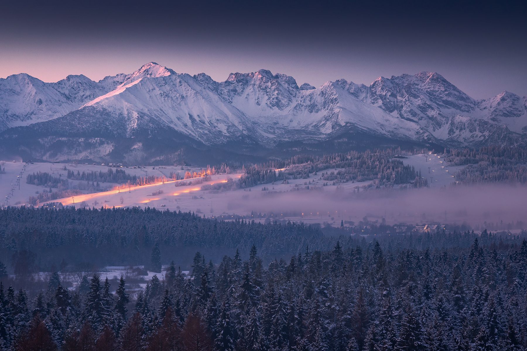 mountains, winter, poland,, Michał Kasperczyk