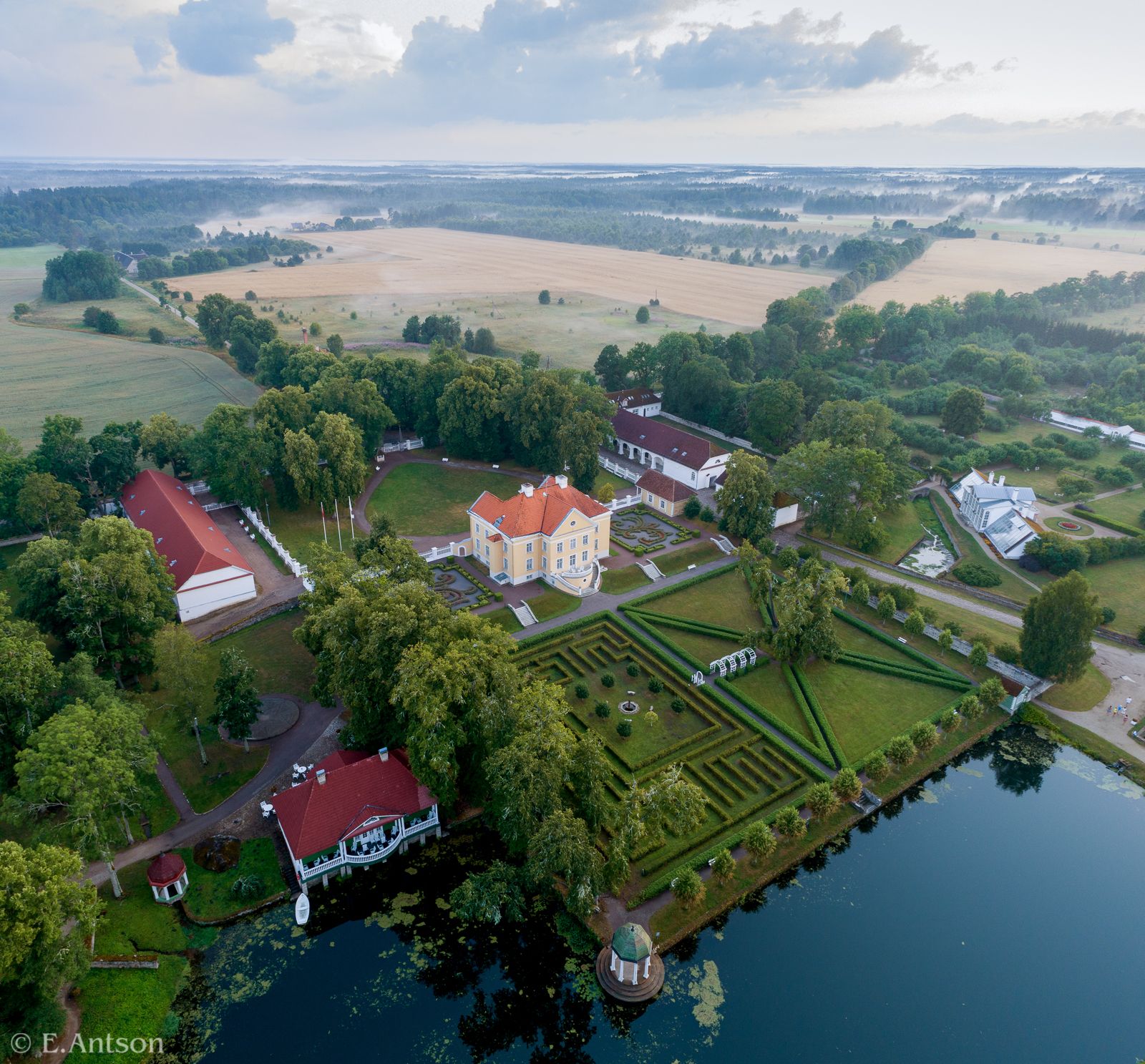 усадьба, архитектура, пейзаж, эстония, Elvis Antson