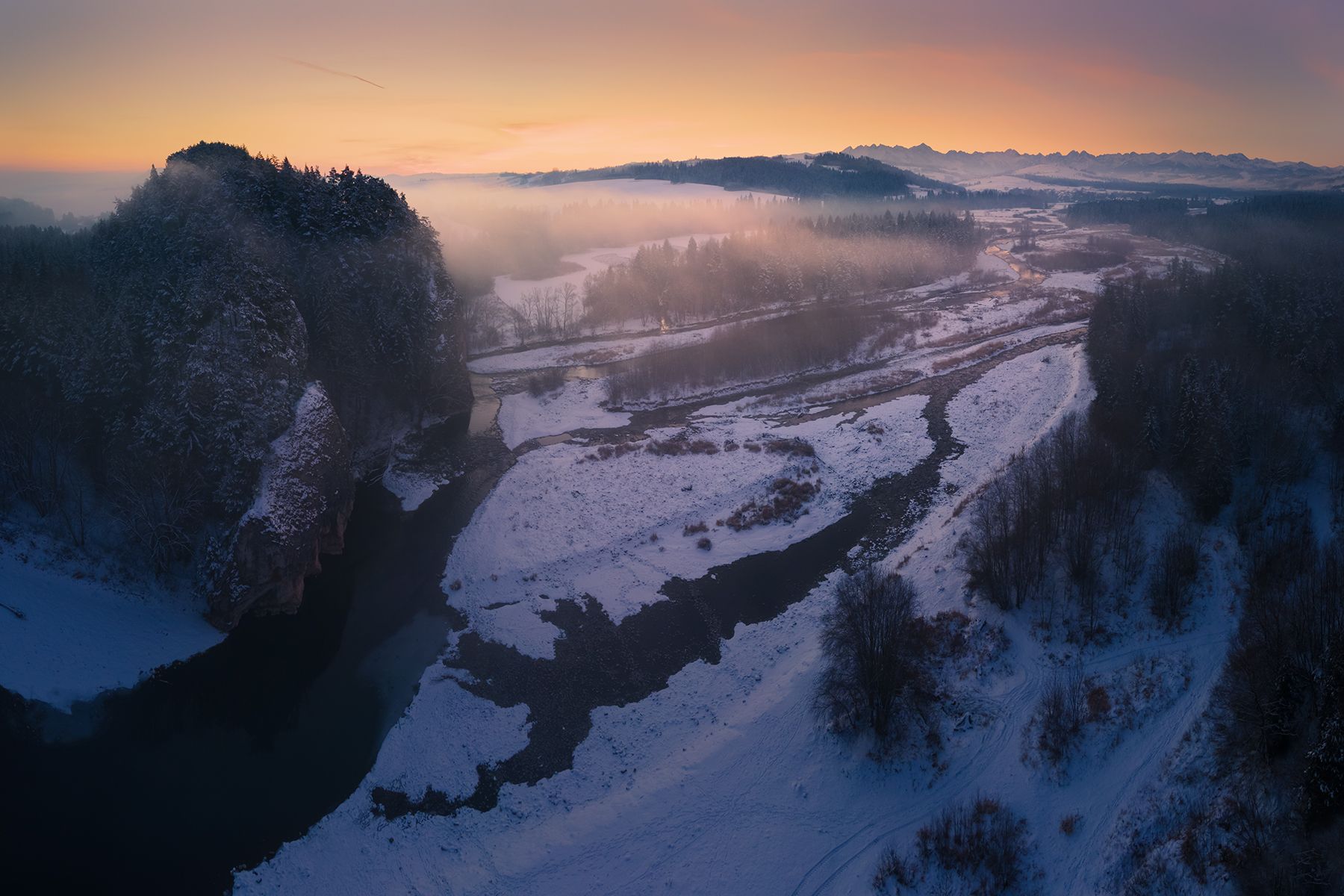 mountains, winter, poland, slovakia, Michał Kasperczyk