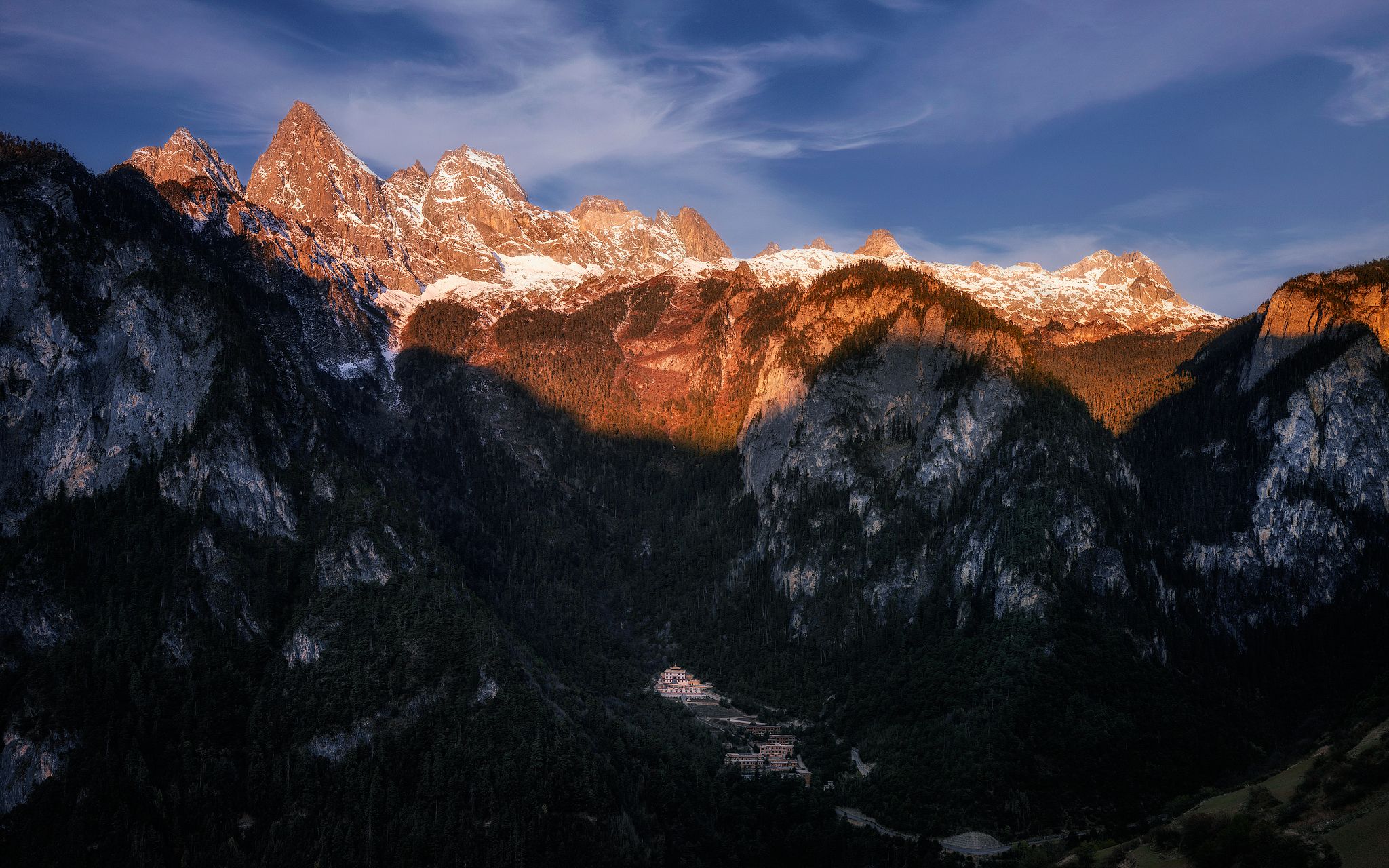 пейзаж, китай, балагезонг, горы, тибет, сычуань, юньнань, landscape, china, tibet, sichuan, yunnan, mountains, 巴拉格宗山, balagezong, Токарев Олег