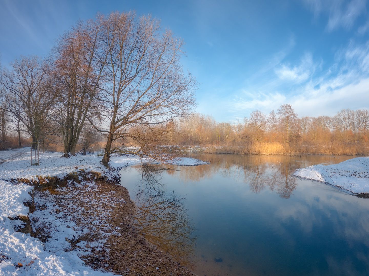 пейзаж, природа, зима, река, winter, Виктор Тулбанов