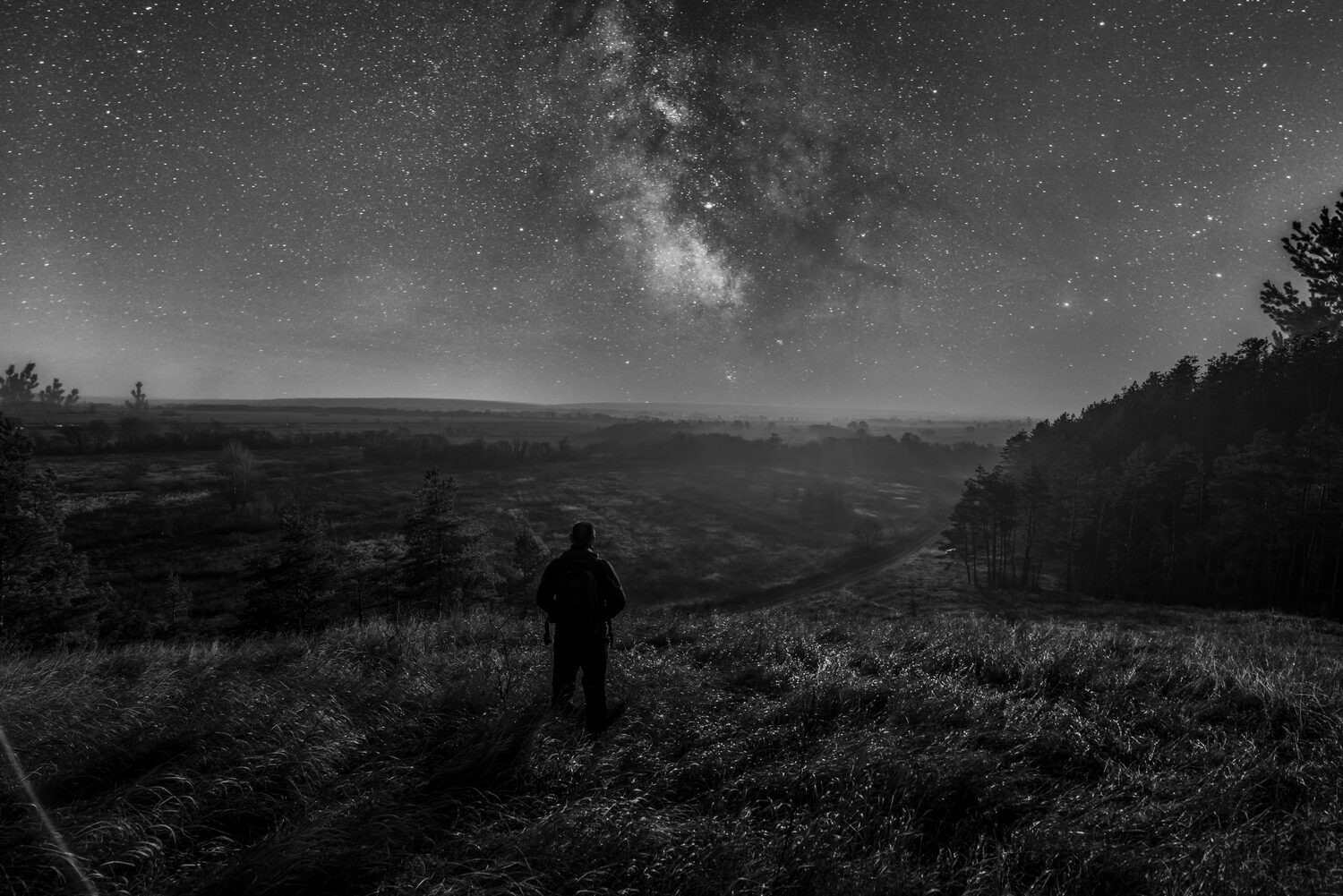 млечный путь, ночь, звёзды, Александр Литвишко