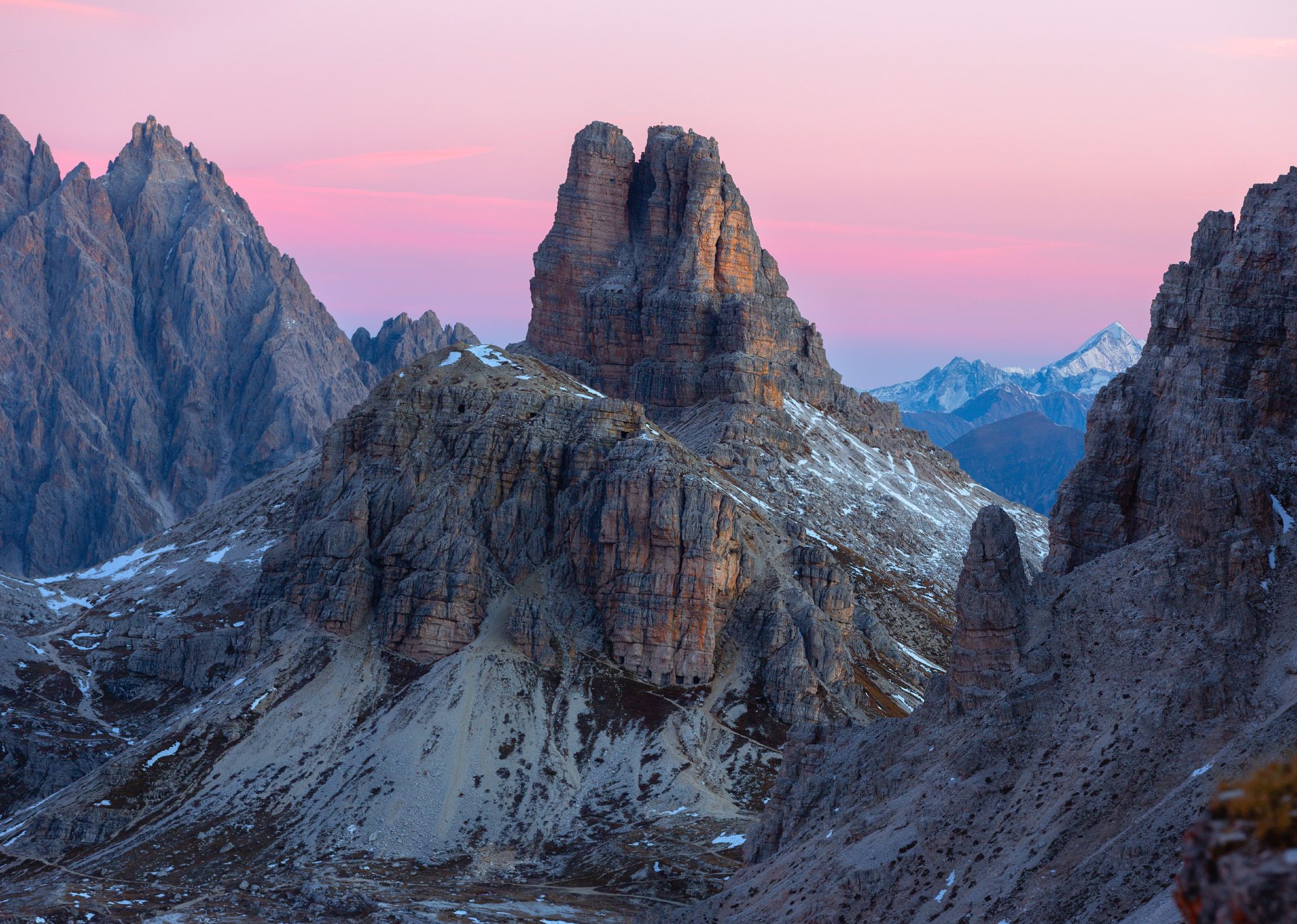 италия, доломиты, горы, облака, восход, природа, landscape, italy, dolomites, golden hour, golden light, sunrise, Геннадий Финенко