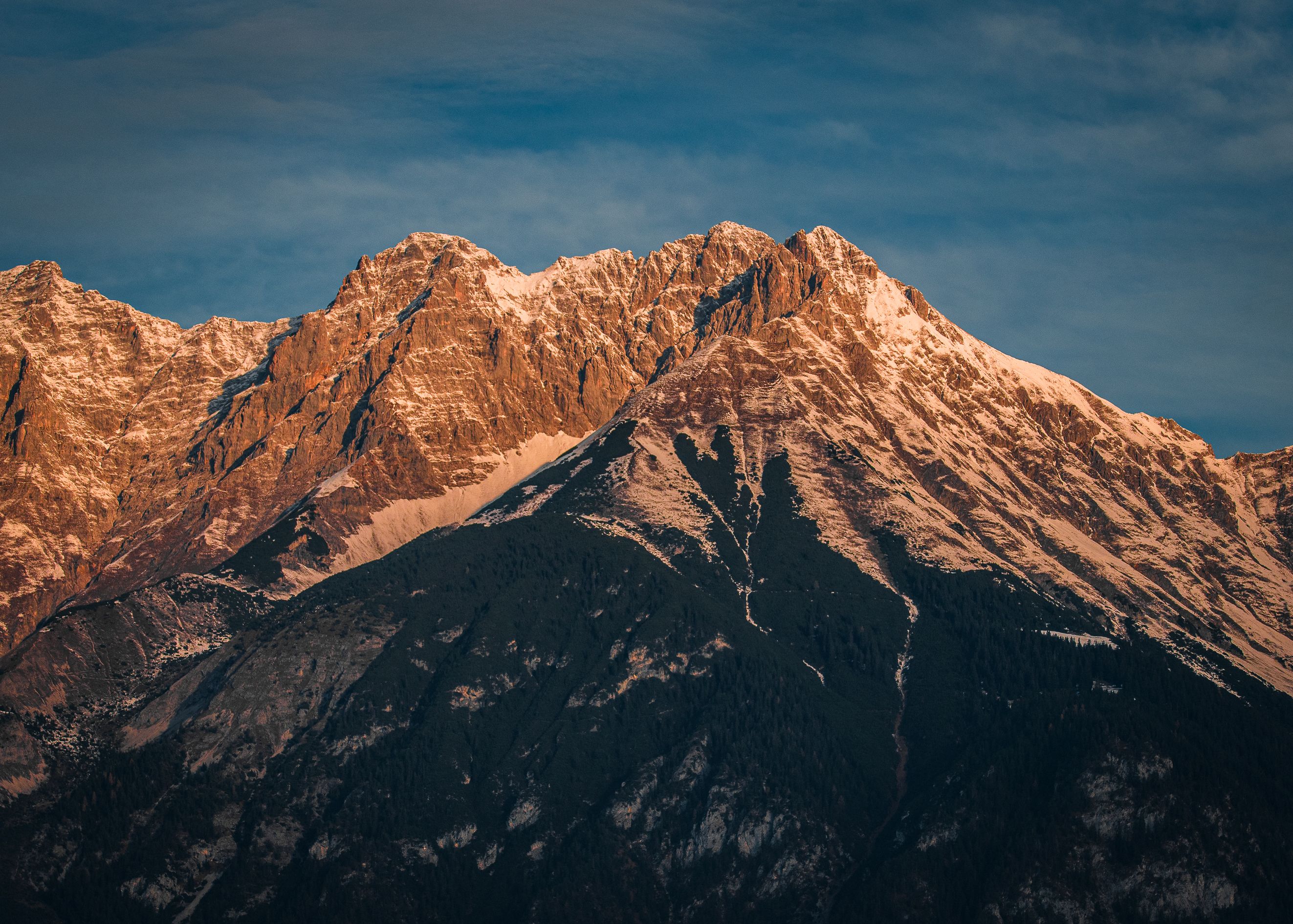 горы гора скалы альпы австрия пейзаж природа рассвет, Дмитрий Рябцев