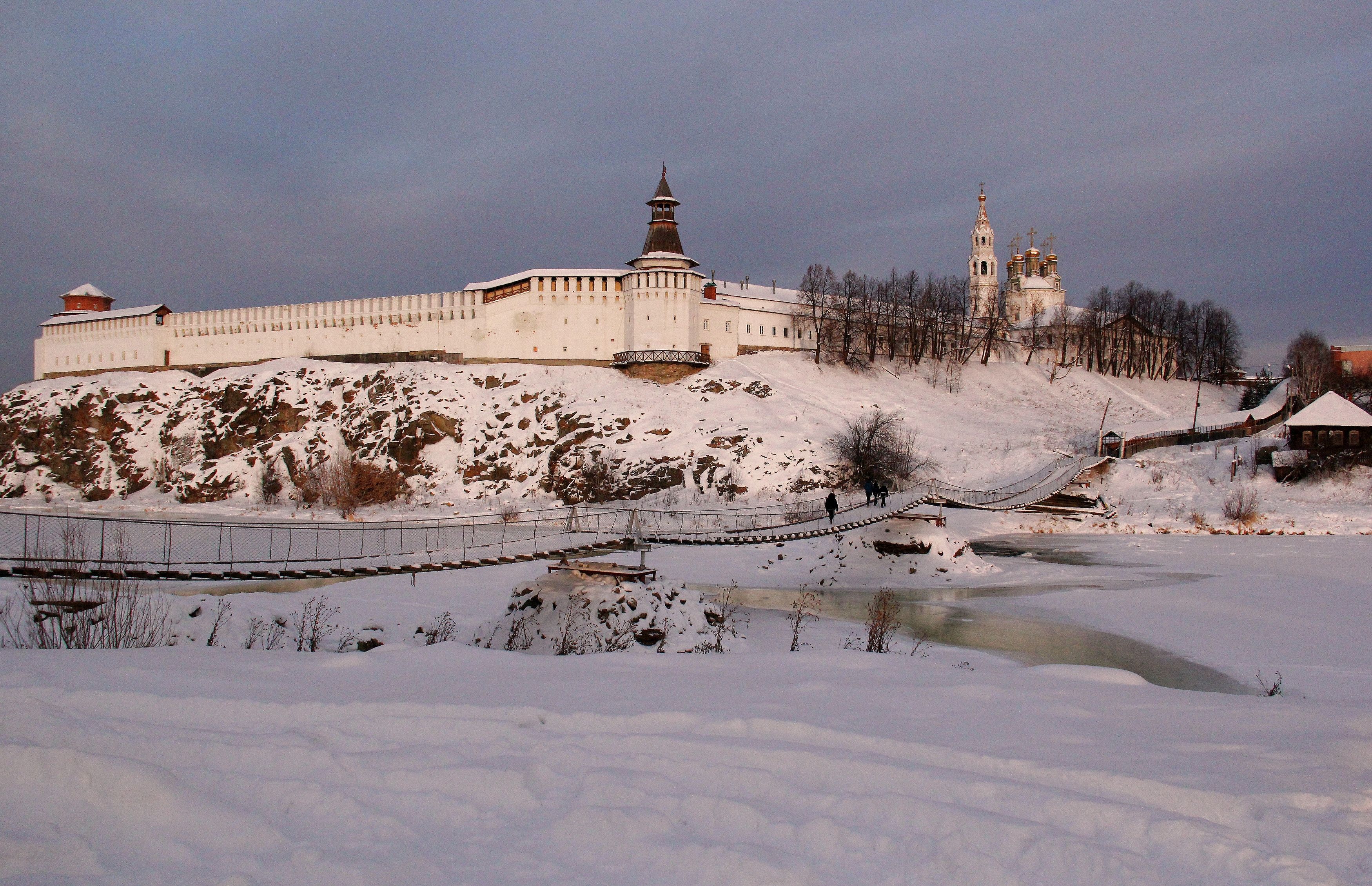 верхотурский кремль,свято-троицкий собор,река тура, Сергей Марков
