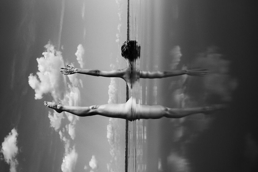 art nude, fine art nude, reflection, bw nude photo, conceptual nude, Faletkin Mikhail