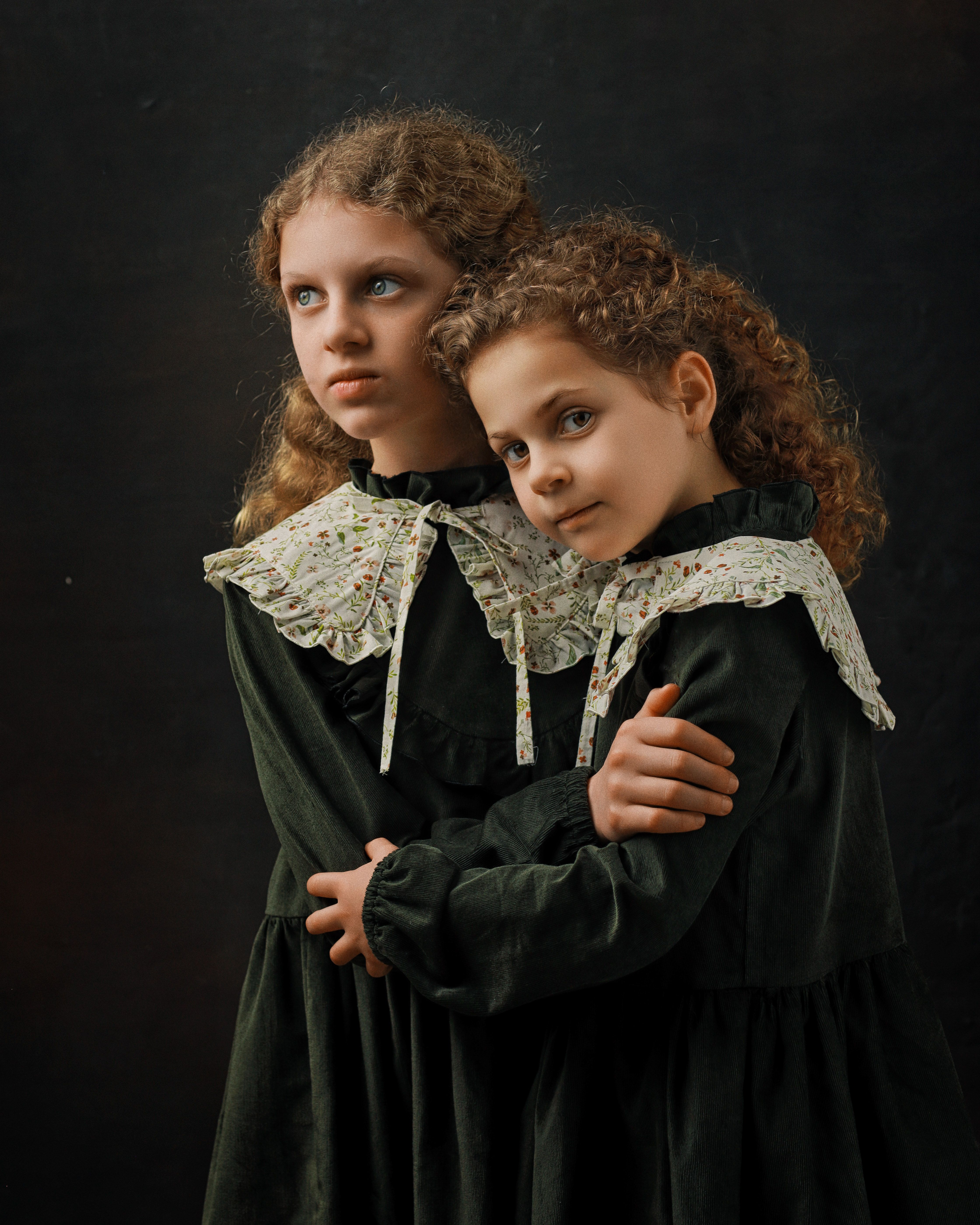 portrait, kids, vintage, fine art, Elena Turina
