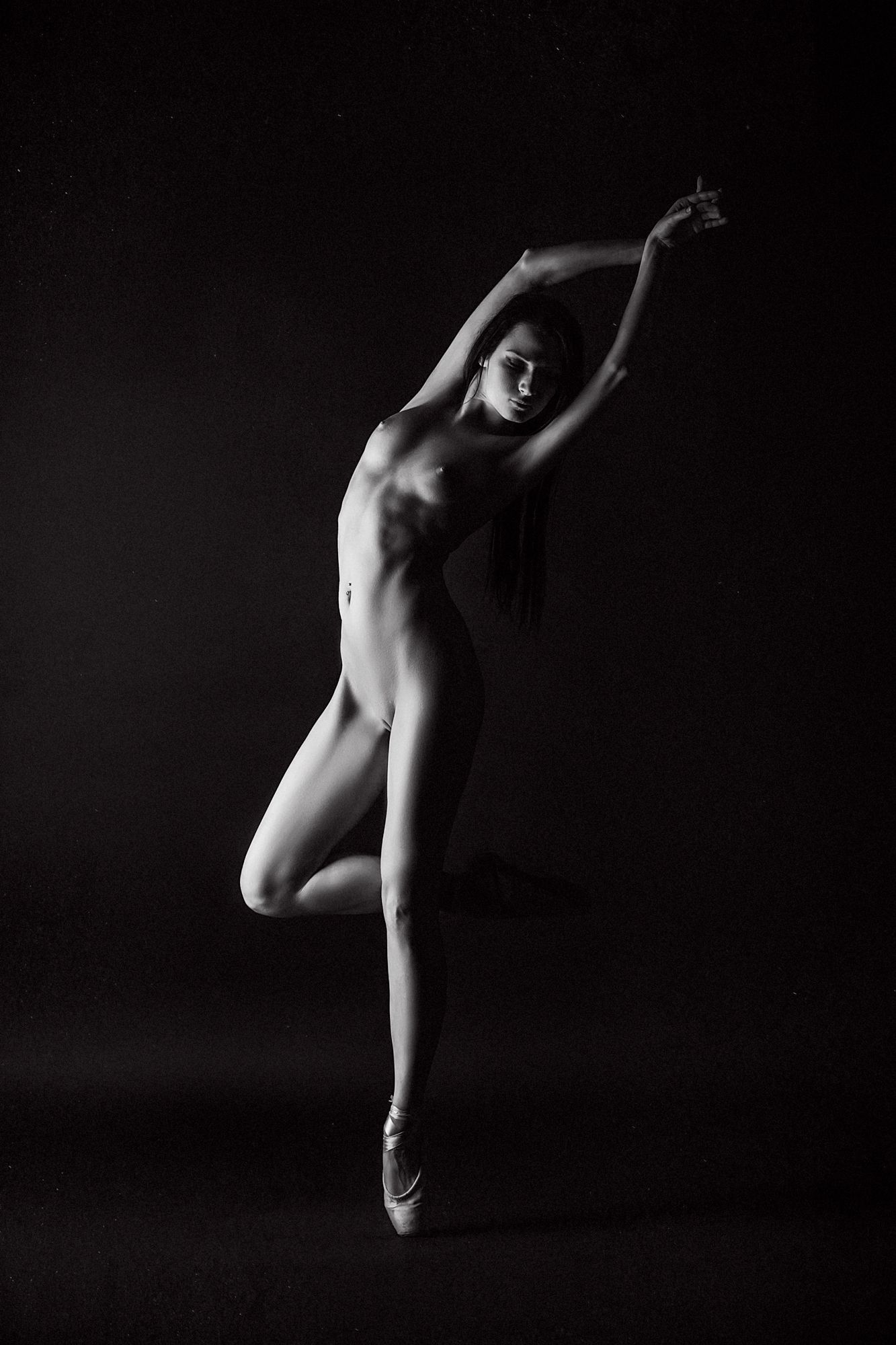 woman, portrait, nude, studio, beauty, blackandwhite, ballerina, Руслан Болгов (Axe)