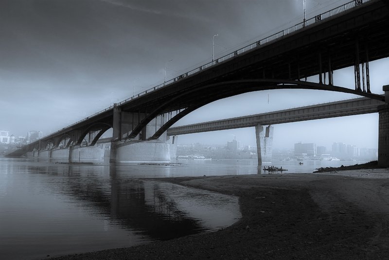 новосибирск,обь,мост, Redryk