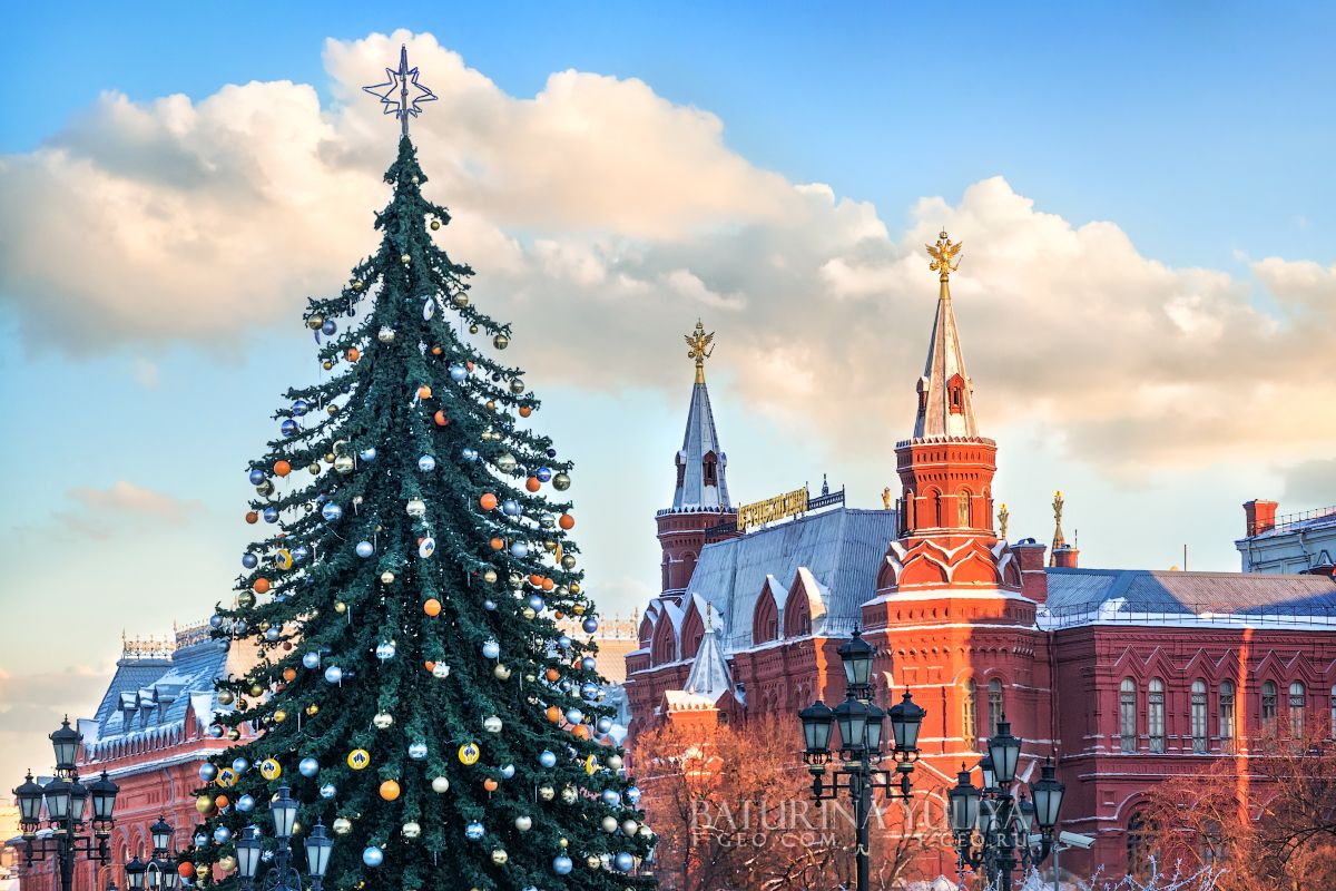 москва, кремль, исторический музей, новый год, Юлия Батурина