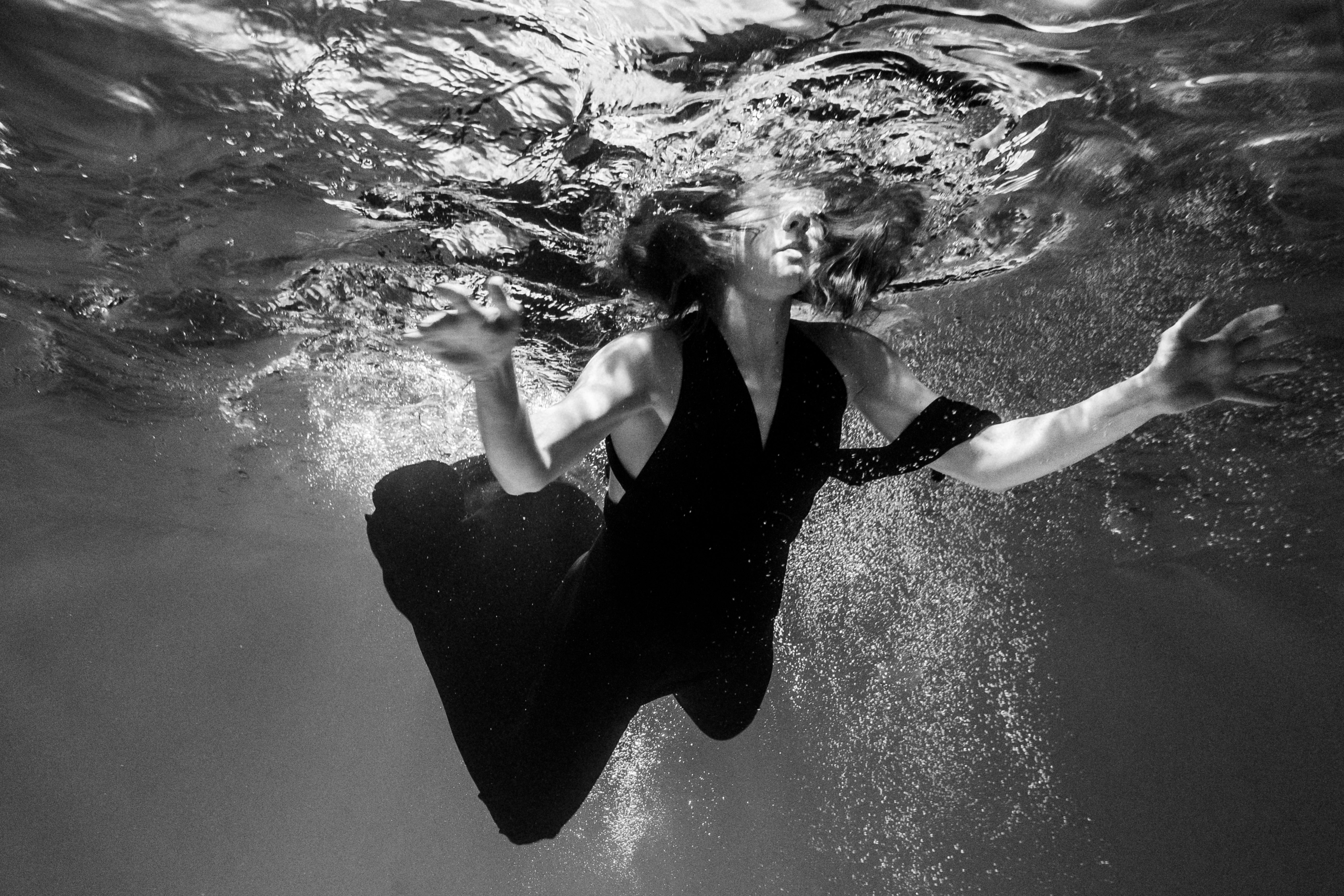 underwater, female, portrait, Aleksandr Balakin