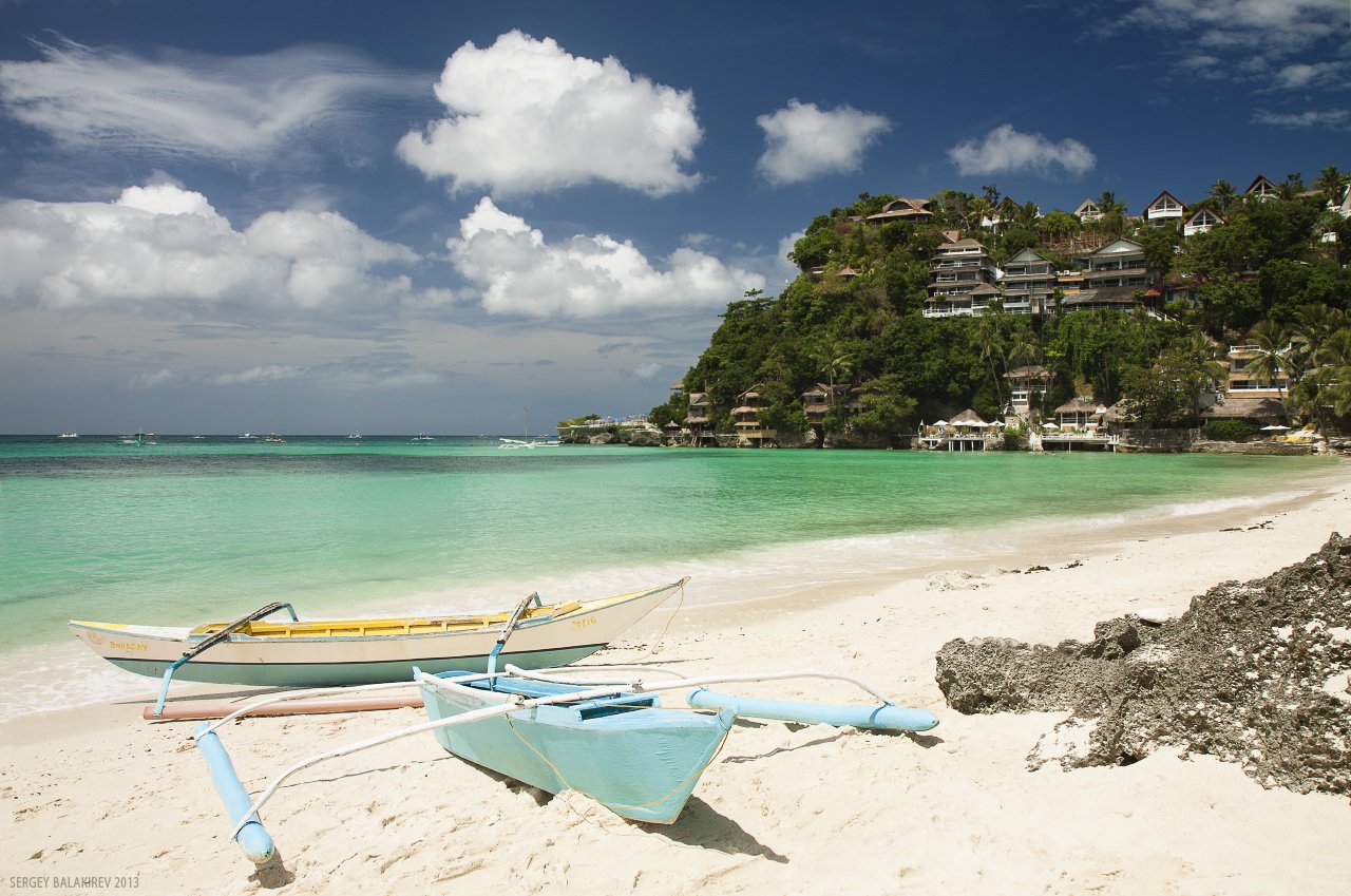 boracay, philippines, боракай, лодки, пляж, филиппины, Sergey Balakirev