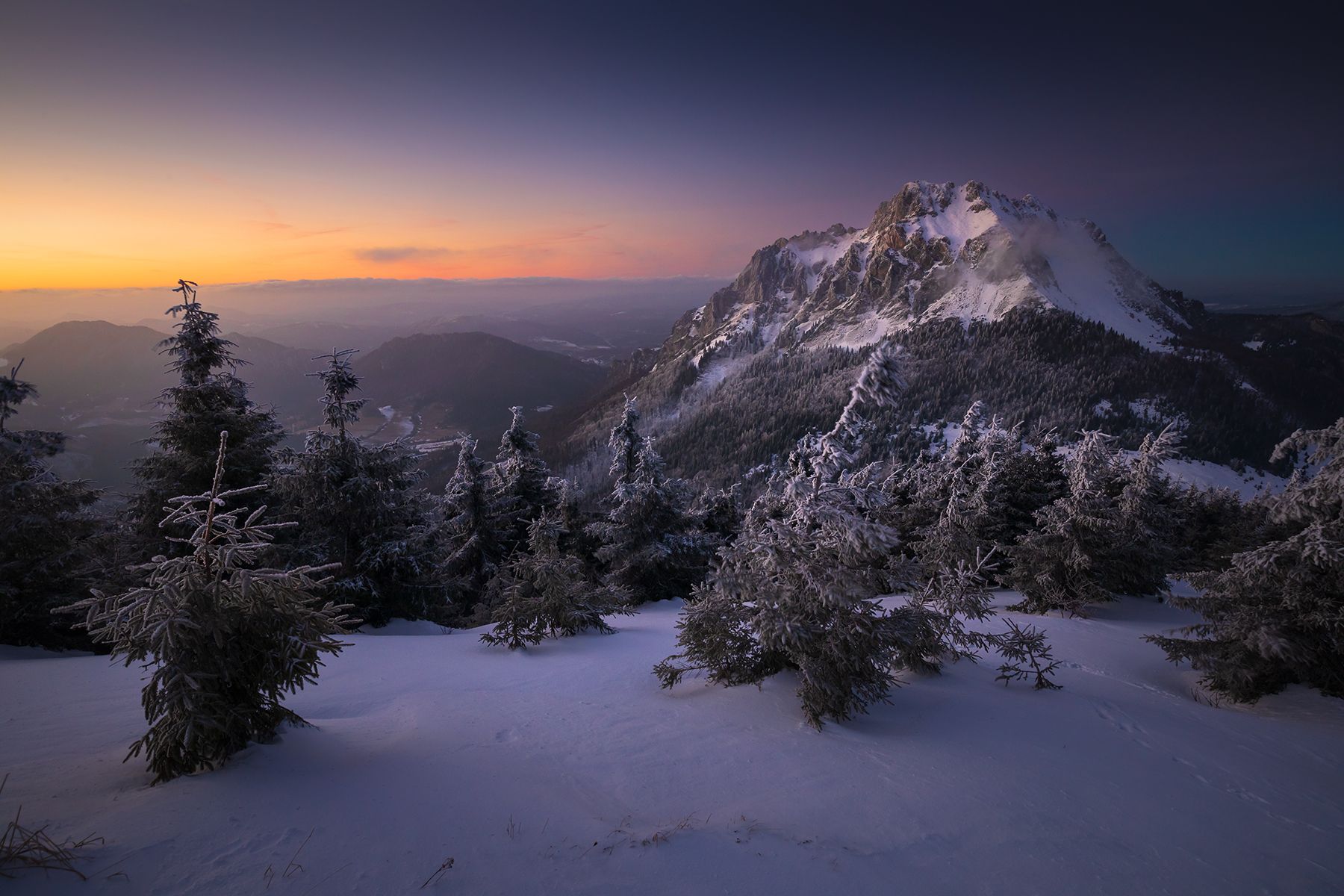mountains, winter, slovakia, Michał Kasperczyk
