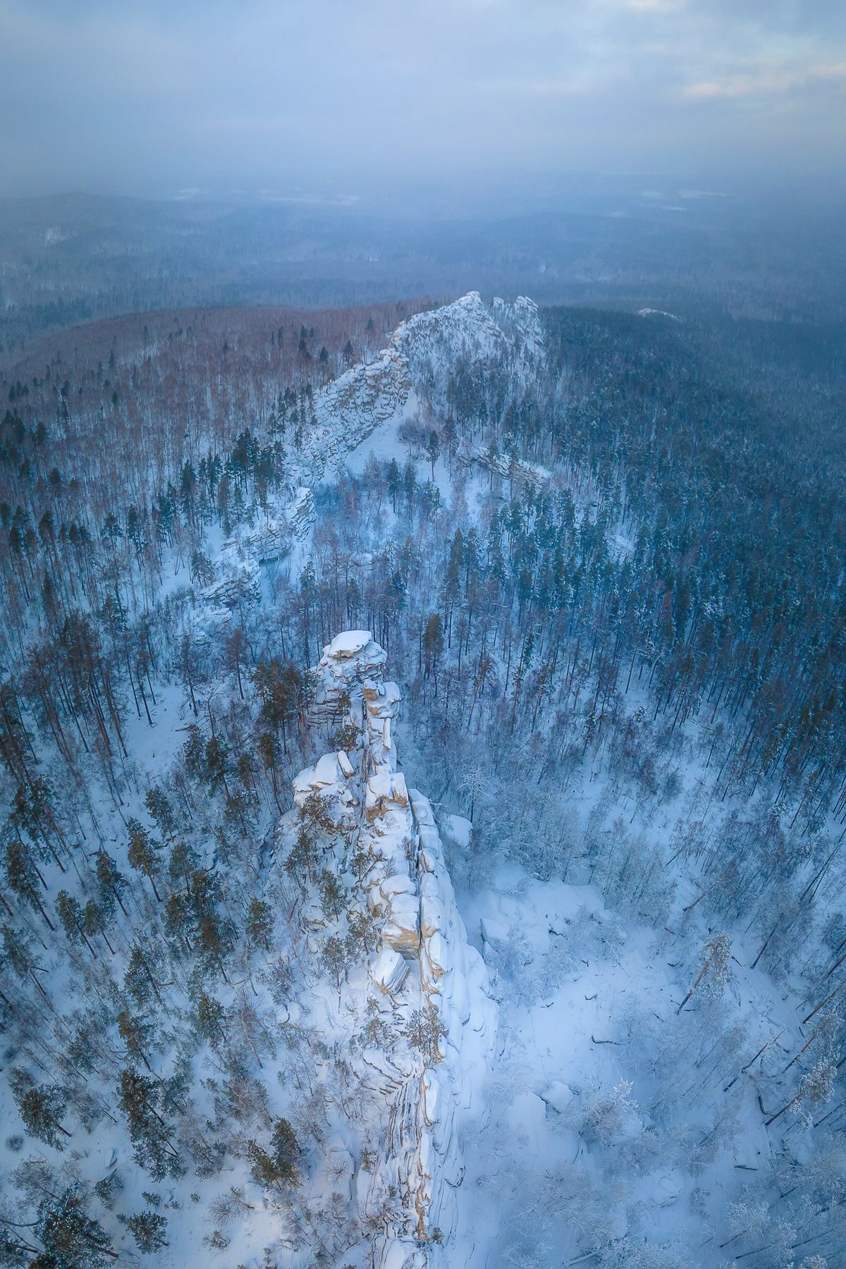 зима камни горы урал пейзаж, Жданов Дмитрий