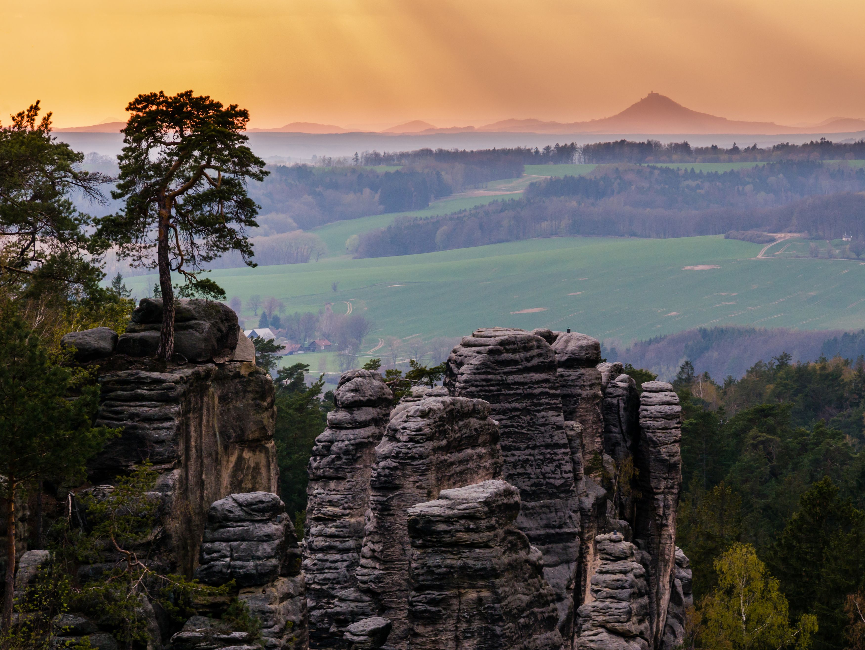 czech. czech paradise,view,landscape,nature,forest,pine,rocks, Slavomír Gajdoš