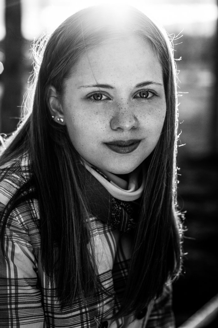 Black & white, Black and white, Black&white, Girl, Sun, Sunset, Блохин Антон