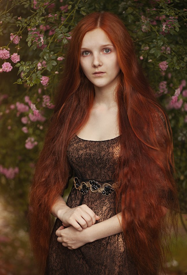 Ginger, Hair, Hands, Photo, Photography, Portrait, Red, Woman, Елена Daedra Алферова
