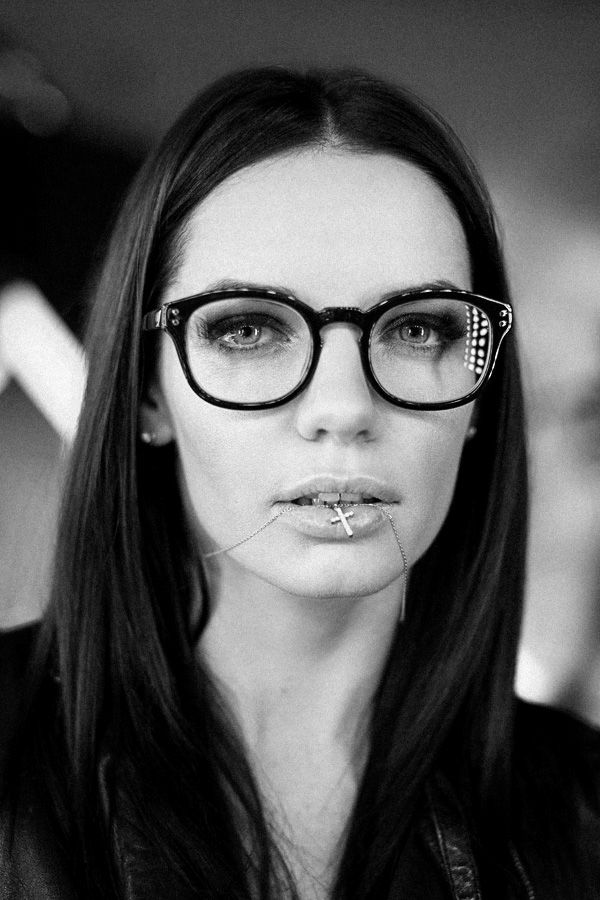 portrait, cross, glasses, black and white, Aleksandr Balakin