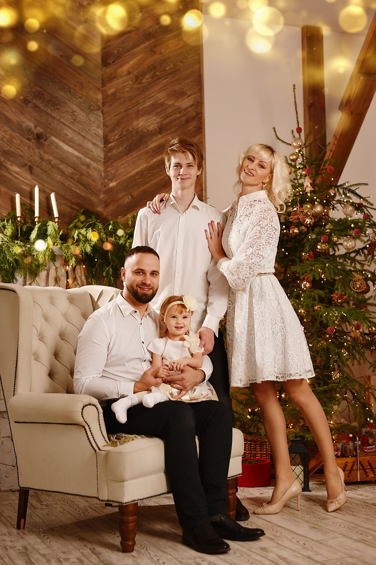Семья Новый год Рождество Праздник, Анастасия Алексеева