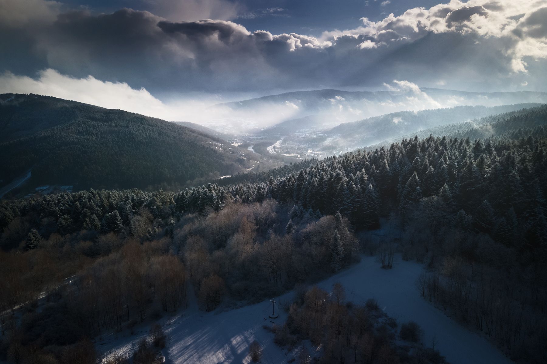 mountains, winter, poland, Michał Kasperczyk