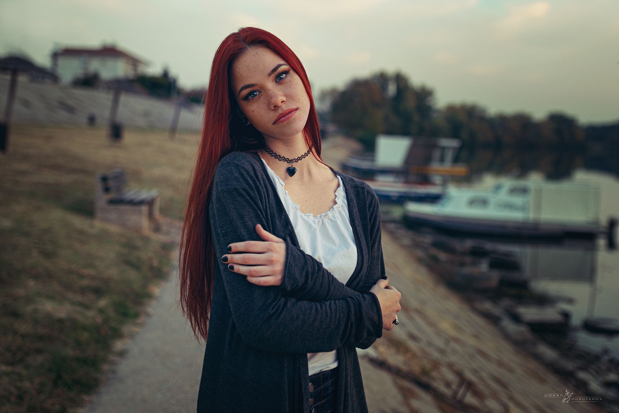 girl   model   portrait  red hair, Goran Dobožanov
