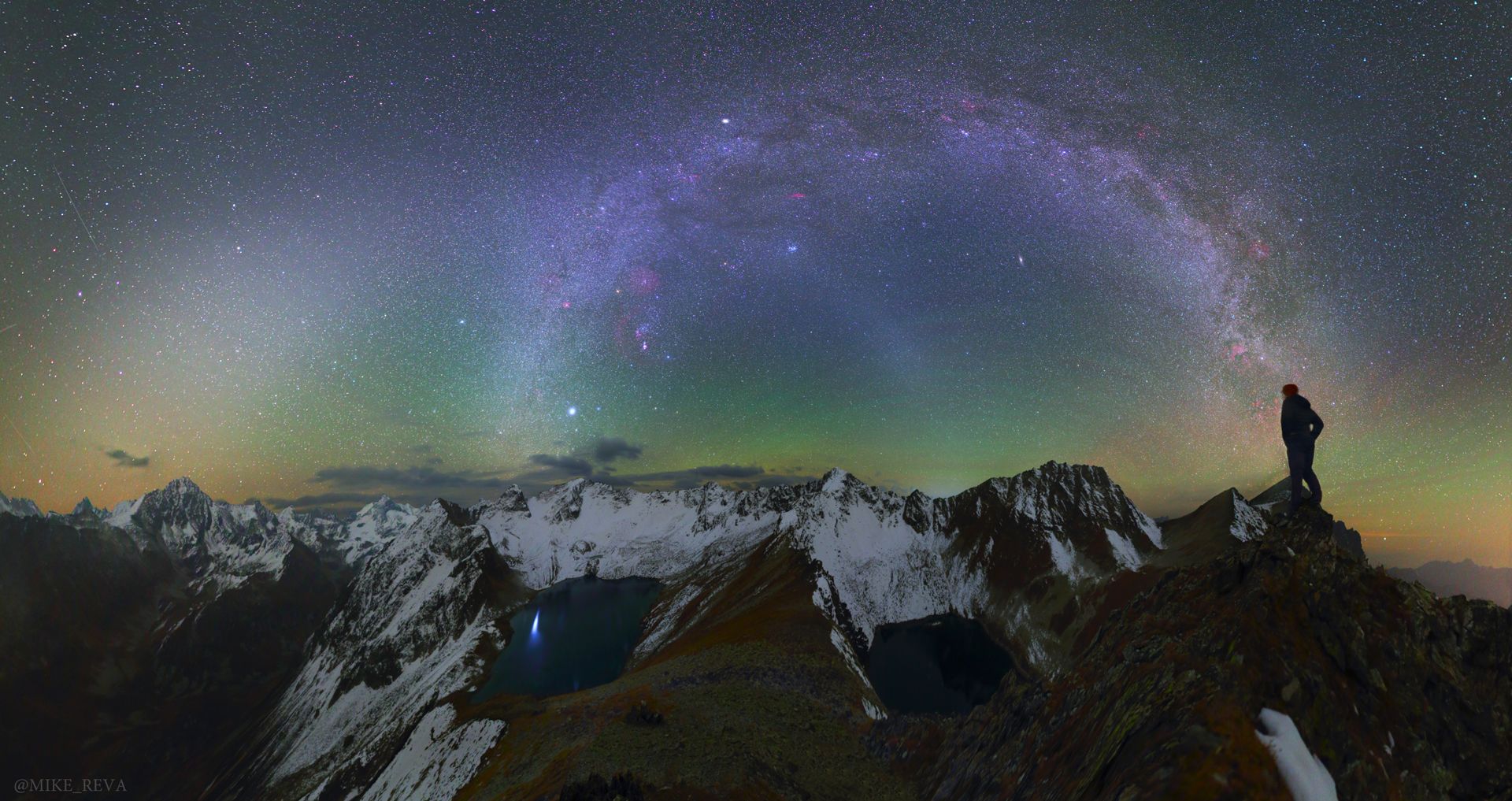 ночь звезды ночной пейзаж астрофотография кавказ, Михаил Рева