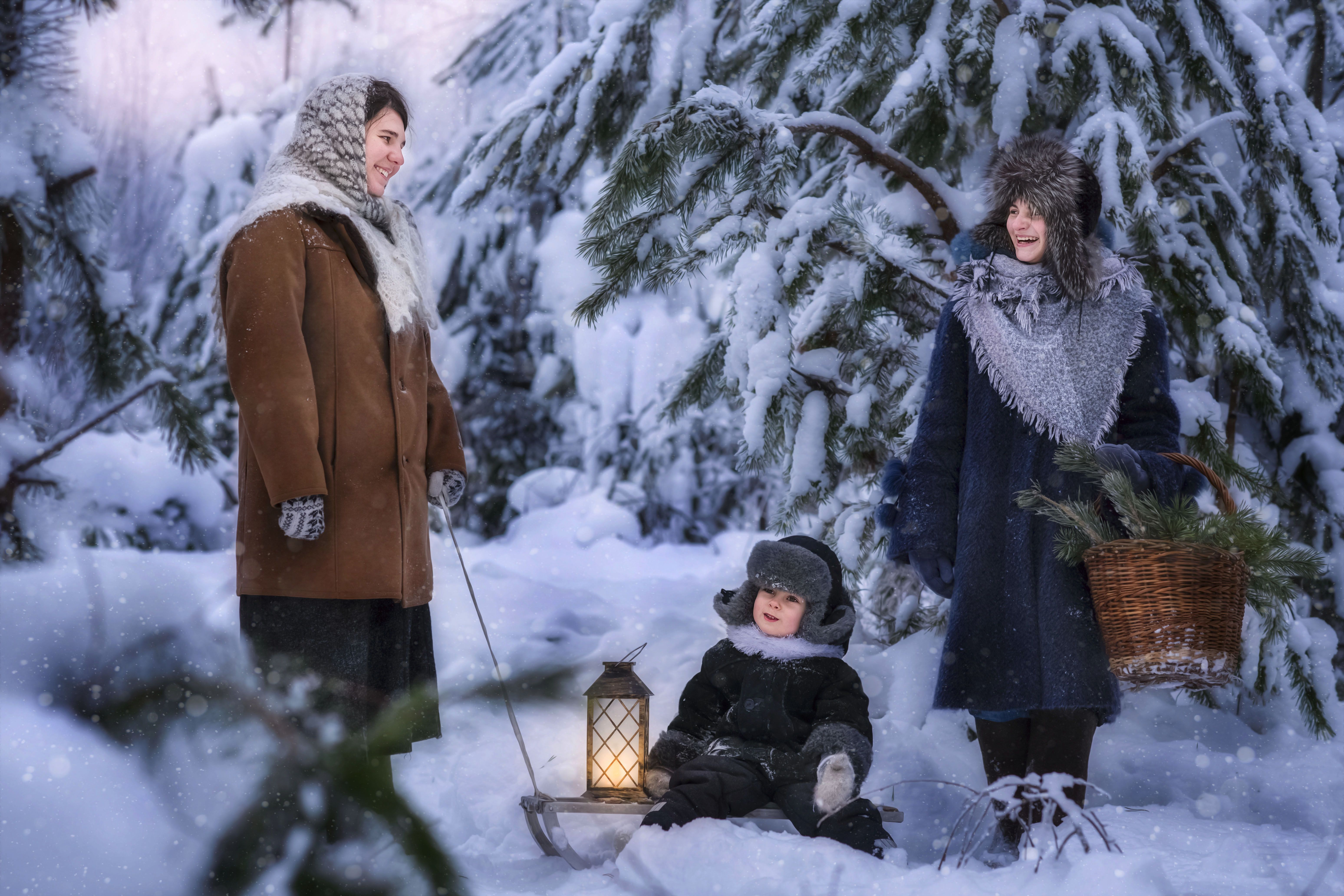 зима,новый год,рождество,праздник,зима,радость,зимний лес,сказка, Ирина Ефимова