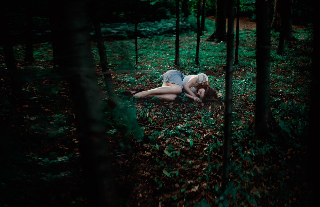 Арт, Девушка, Девушка в лесу, Девушка природа, Изумрудная листва, Лес, Фото фотография люди, Подойницин Геннадий