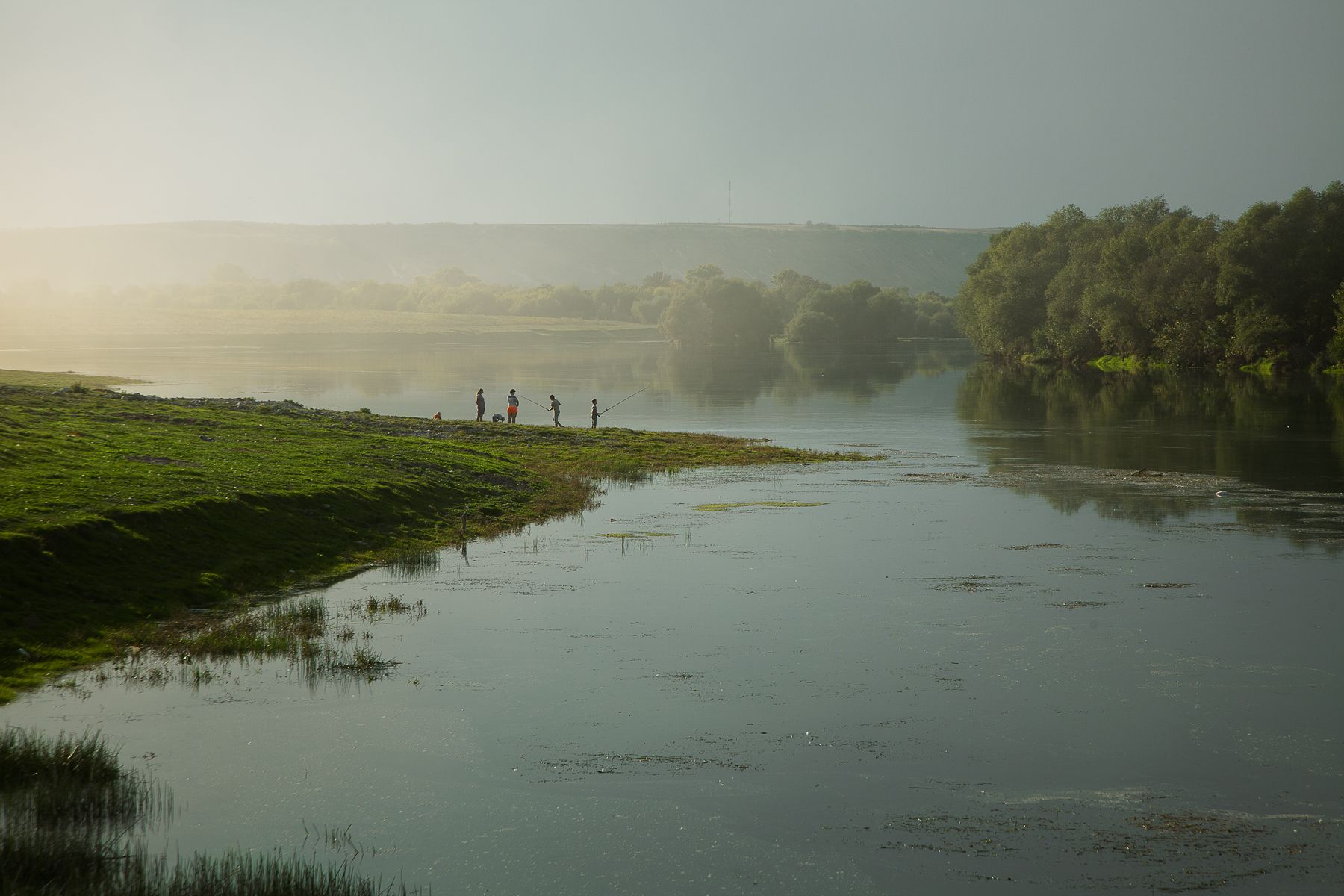 река, пейзаж, рыбаки, river, lanscape, nature, travel, Vladimir Gladcov