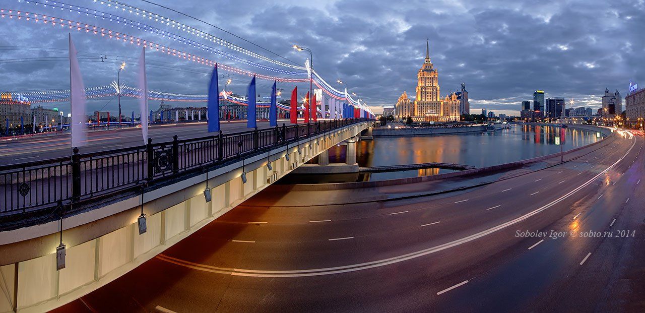 москва, новоарбатский мост, краснопресненская набережная, гостиница, Соболев Игорь