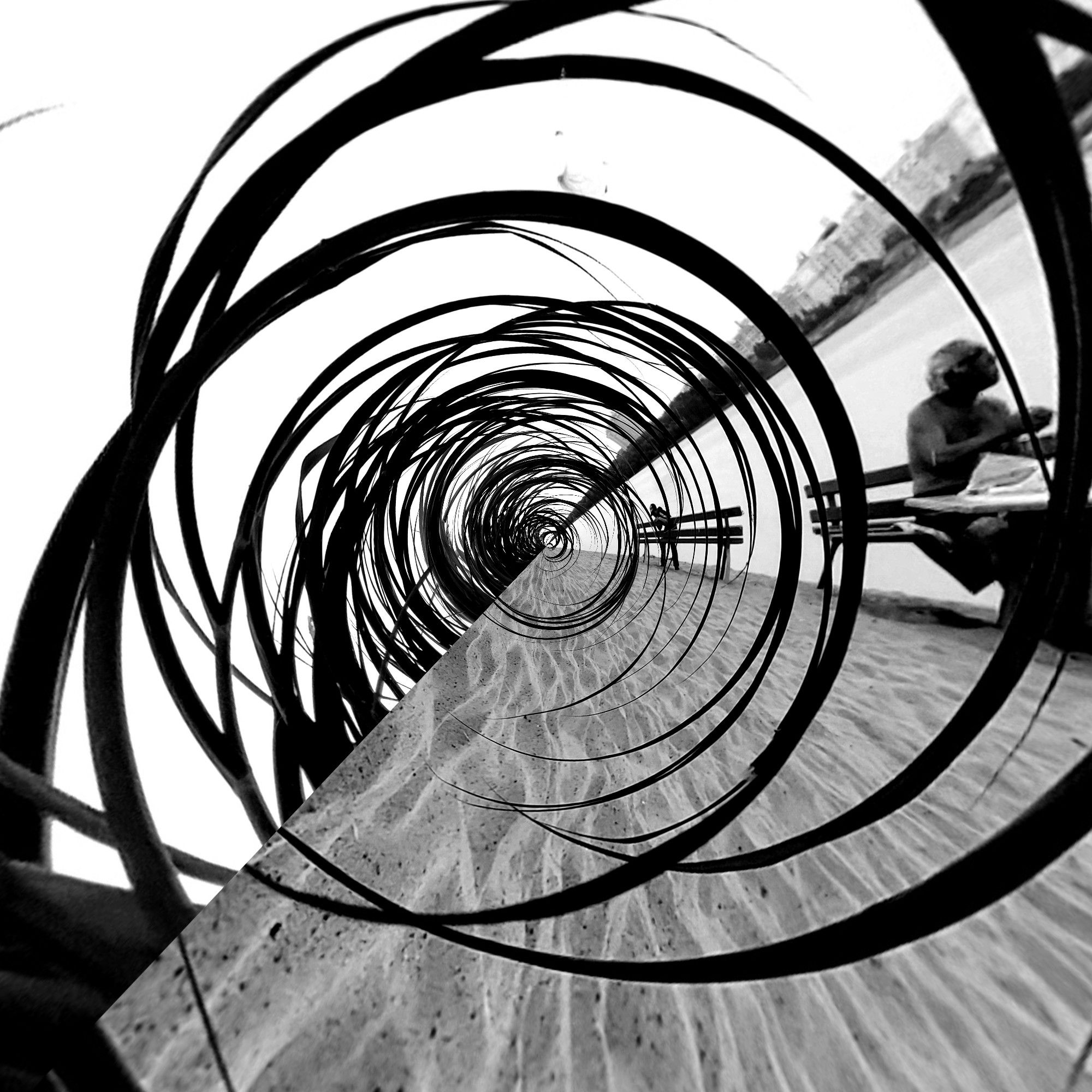 vortex, вихрь, abstract, abstraction, b&w, art, закружило, ч&б, ч/б, whirlwind, Karina Yakovleva