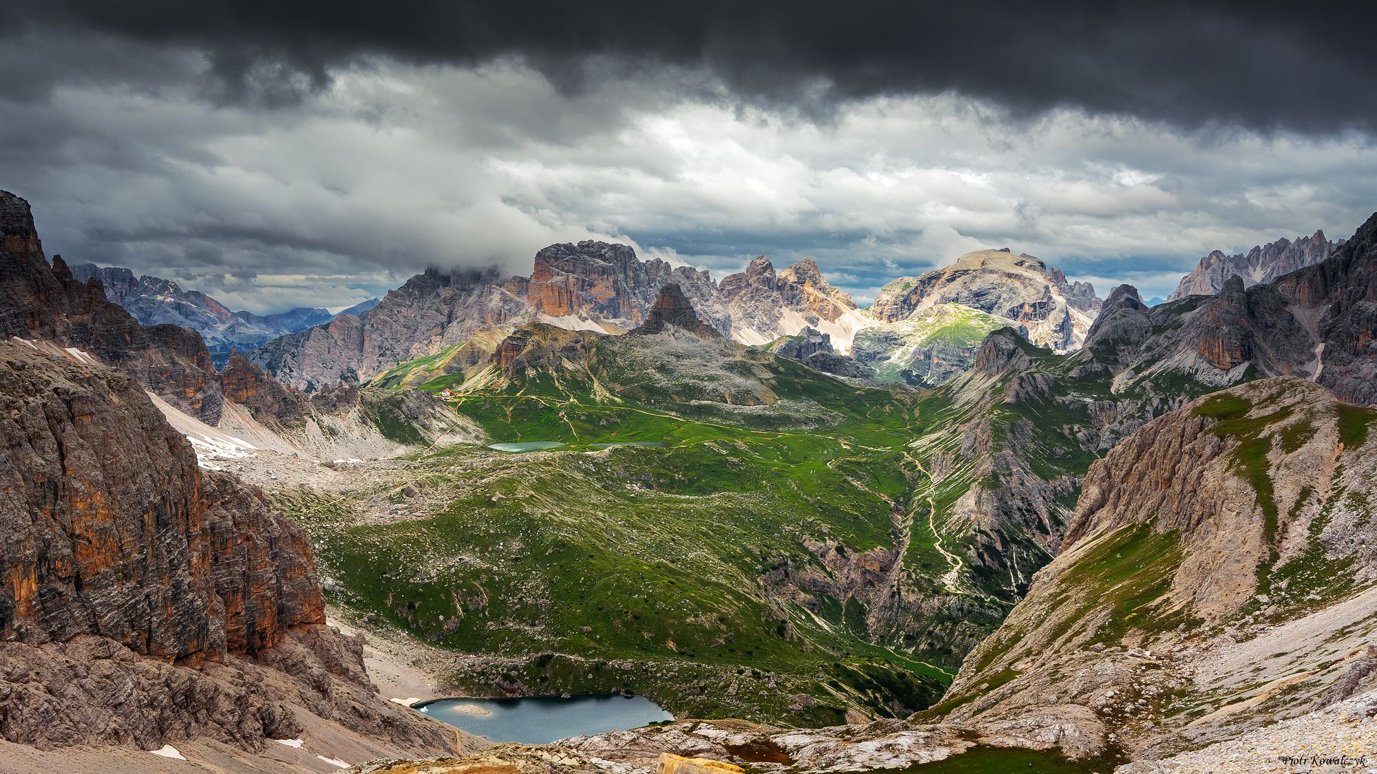 italia, dolomity, góry, chmury, Kowalczyk Piotr