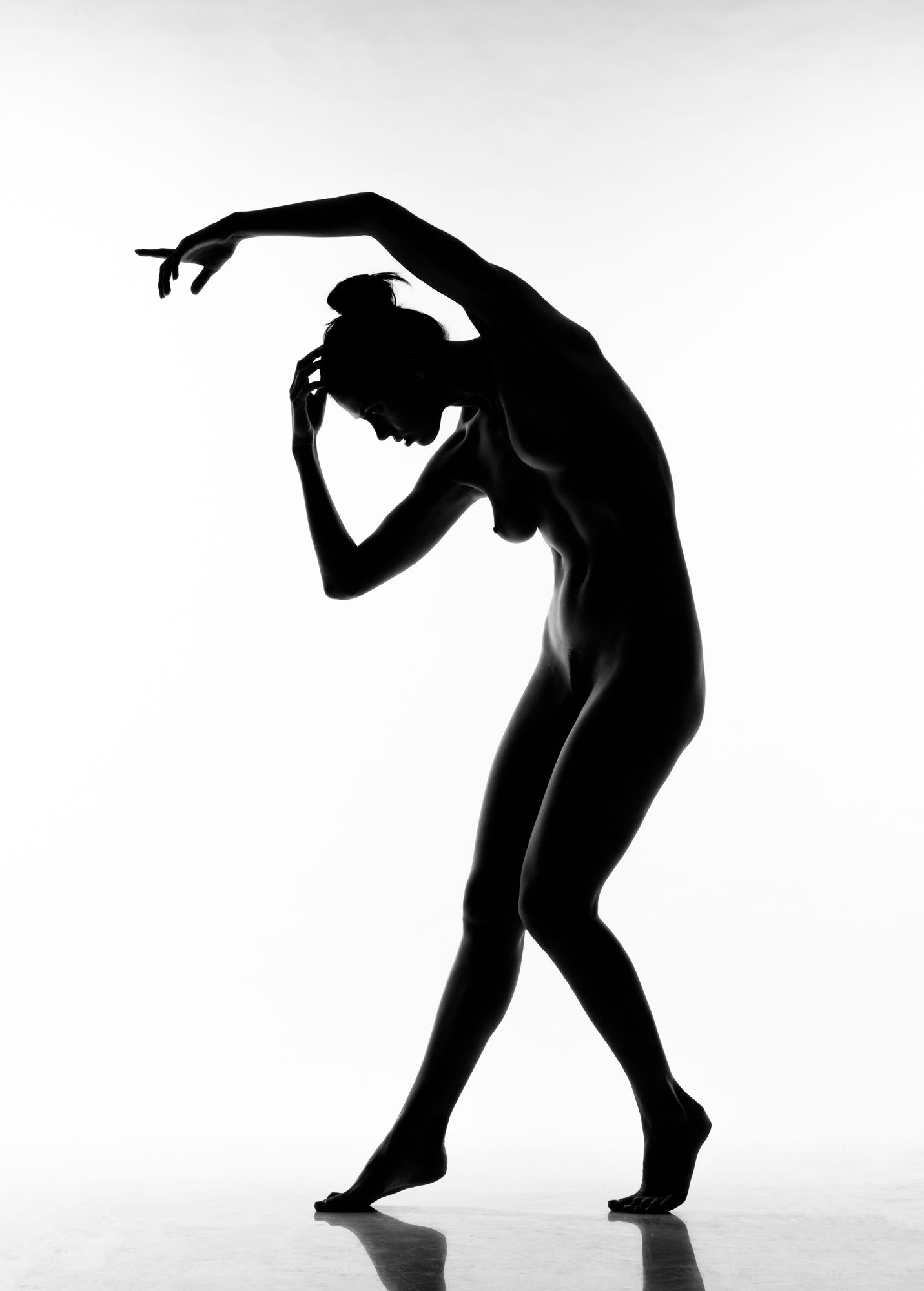 Nude,figure,hair,strong,light,studio, Rozman Erik