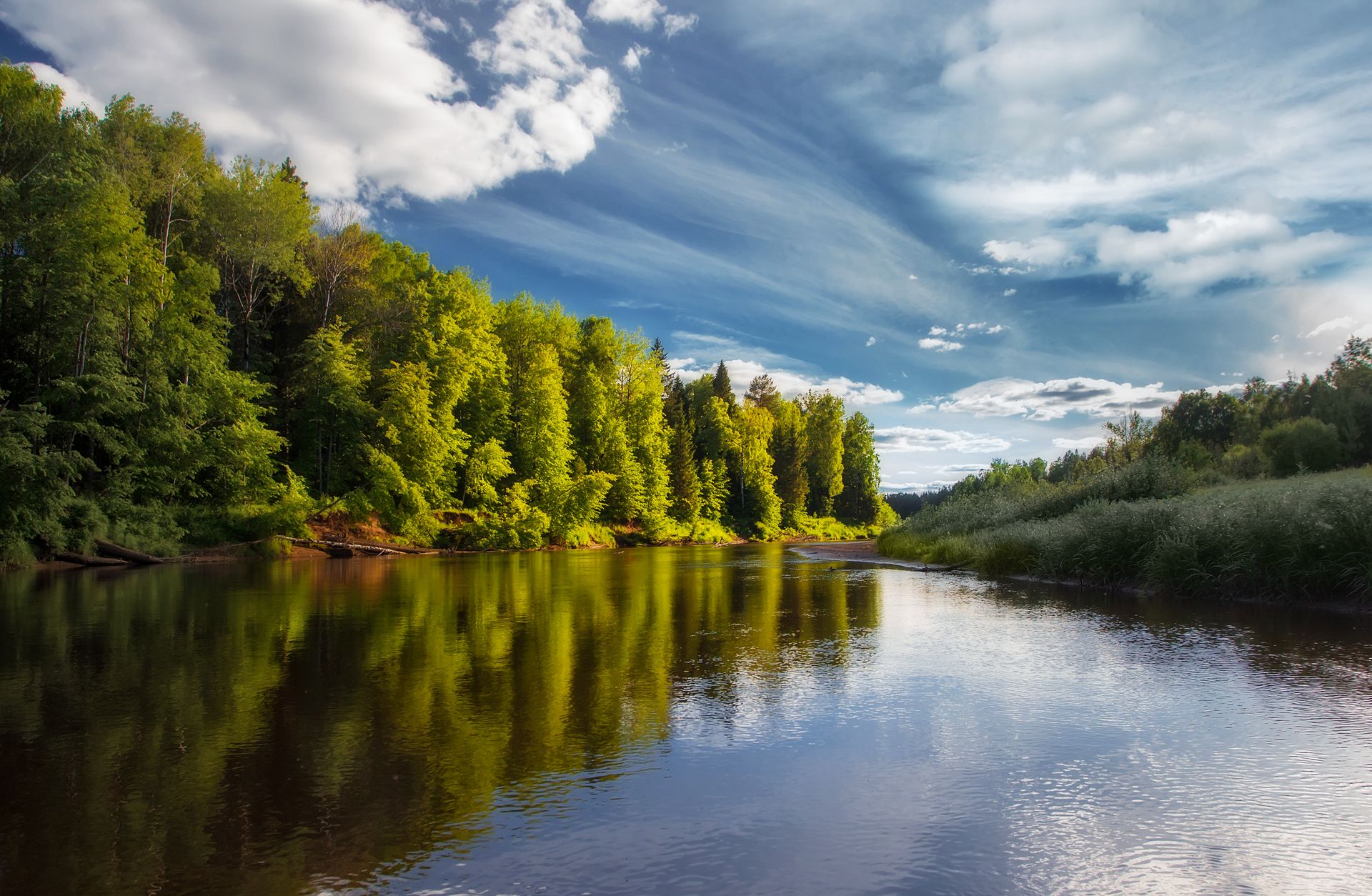 удмуртия, река, пейзаж, Vyacheslav Lozhkin