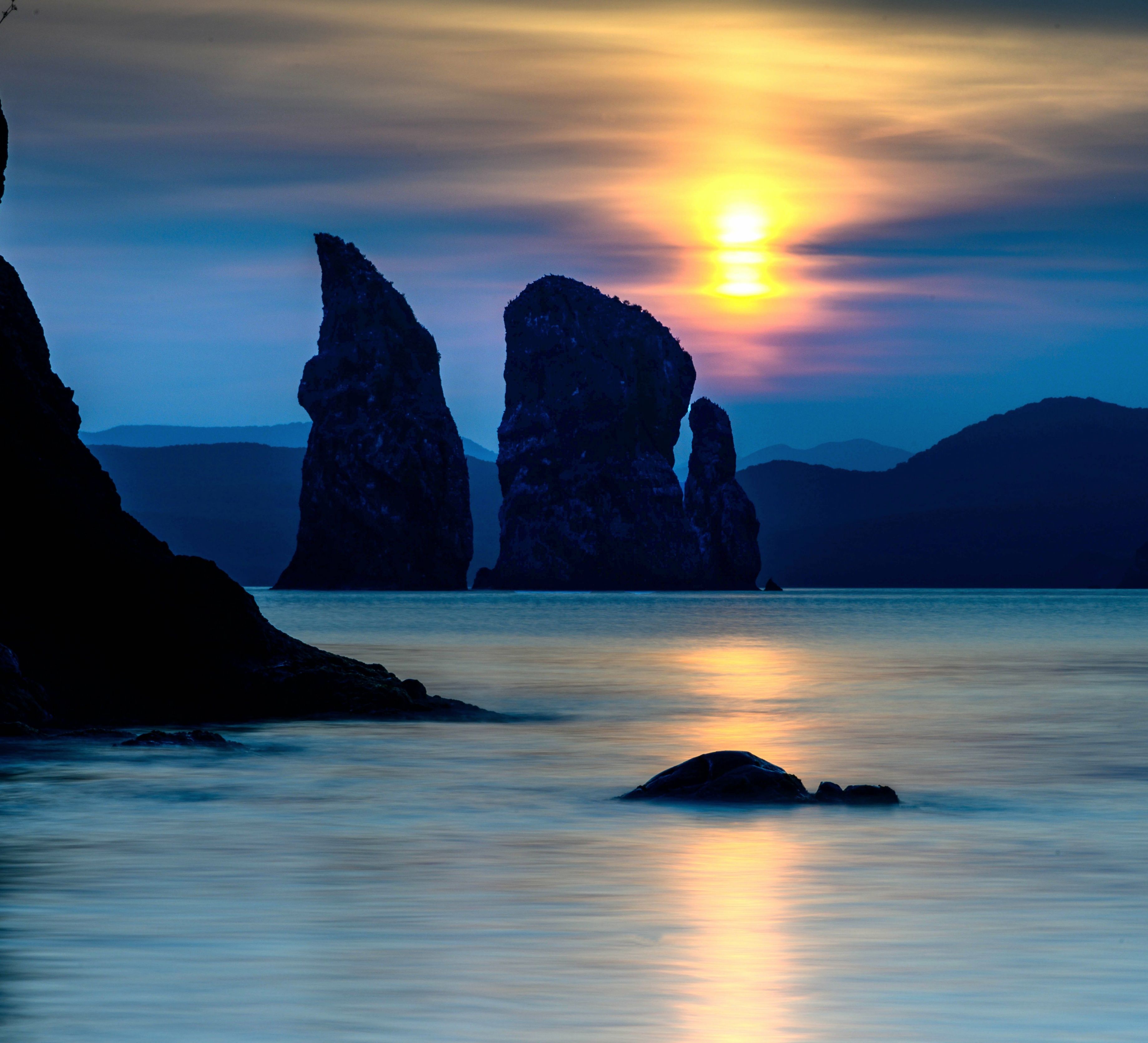 камчатка, закат, океан, авачинская бухта, Karasev Pavel