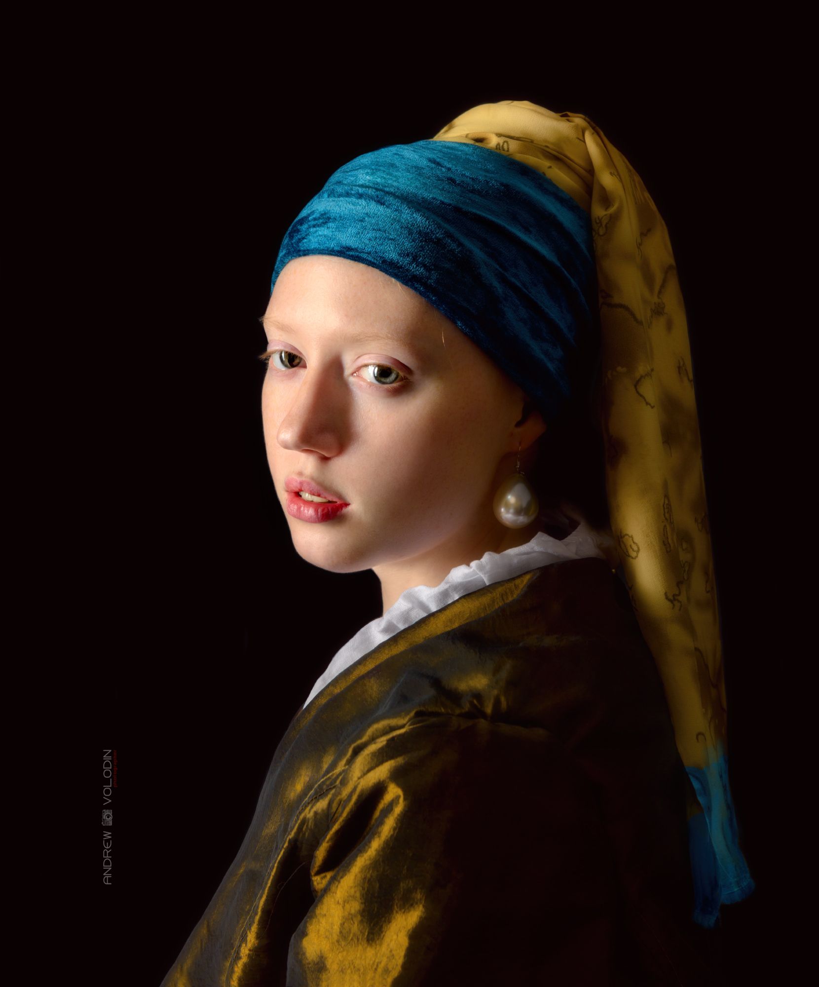 портрет девушка картина живопись, Андрей Володин