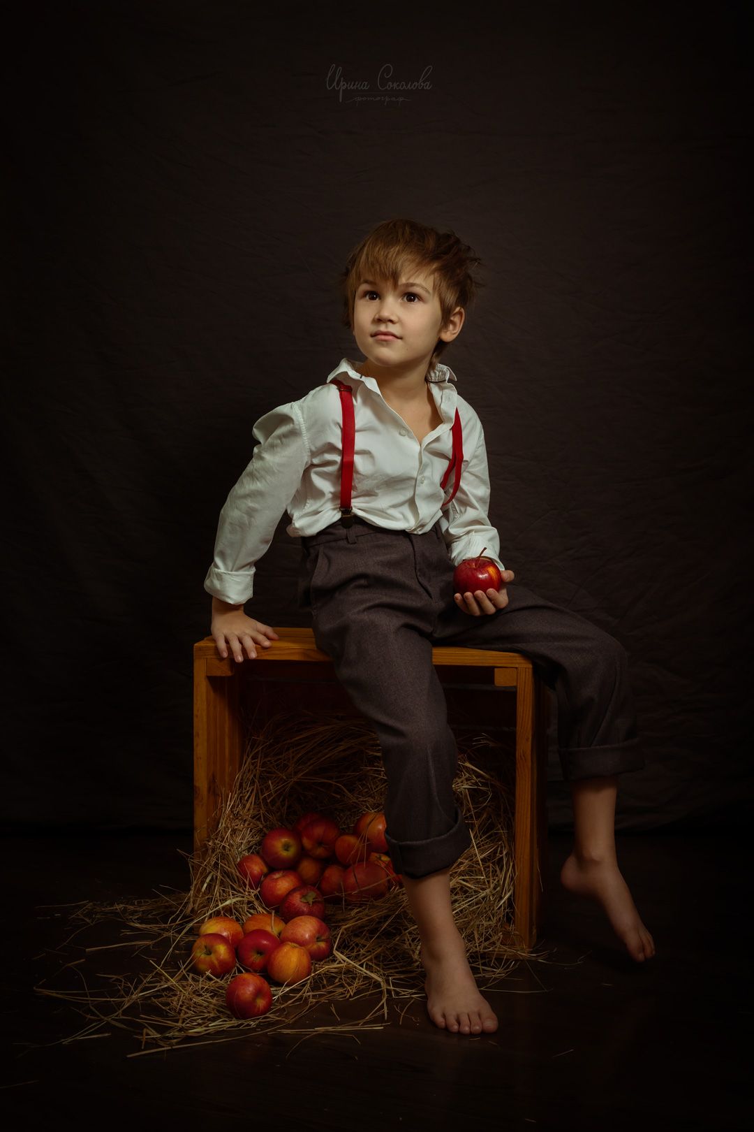 портрет, мальчик, Ирина Соколова