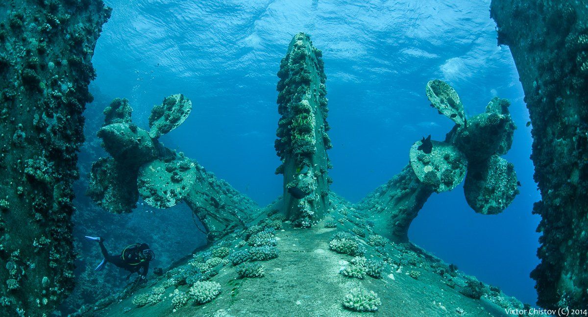 underwater, wreck, poseidonia, Виктор Чистов