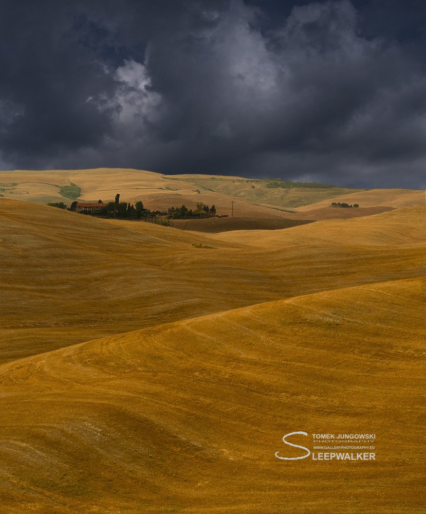 Italy, Land, Landascape, Landscape, Sleepwalker, Storm, Summer, Tuscany, Tomek Jungowski