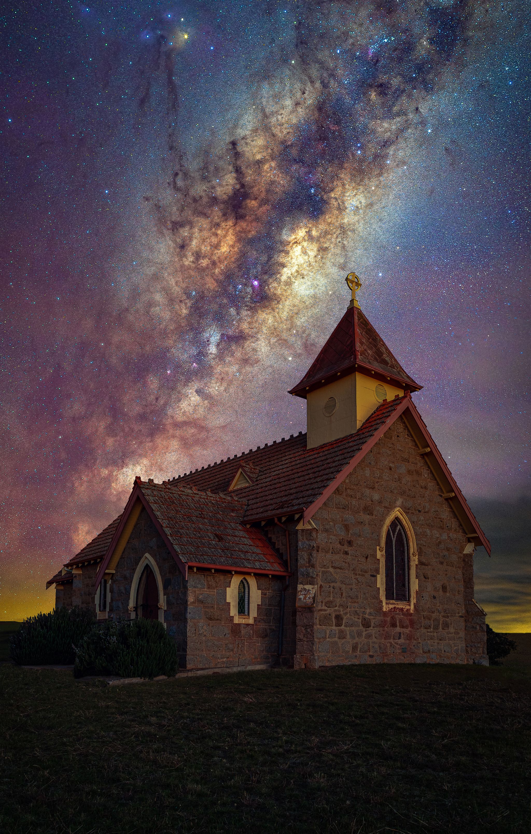#night #love #church #nightscape #milyway, Fascinating Imagery