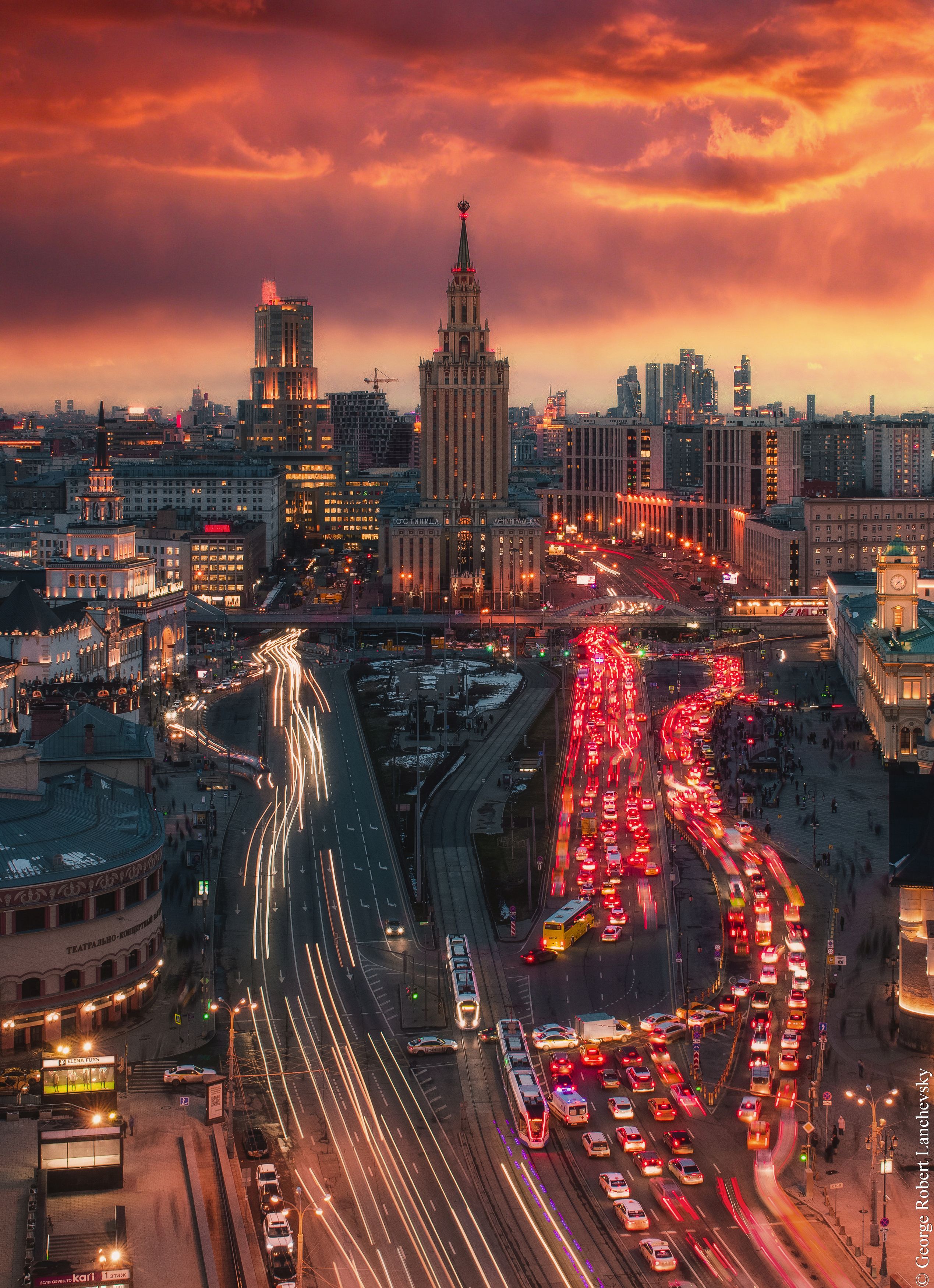 Москва, крыши, Георгий Ланчевский