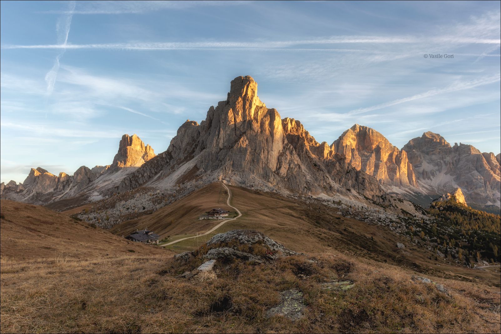 доломитовые альпы,passo giau,панорама,осень,италия,alps,горы, Василий Гори