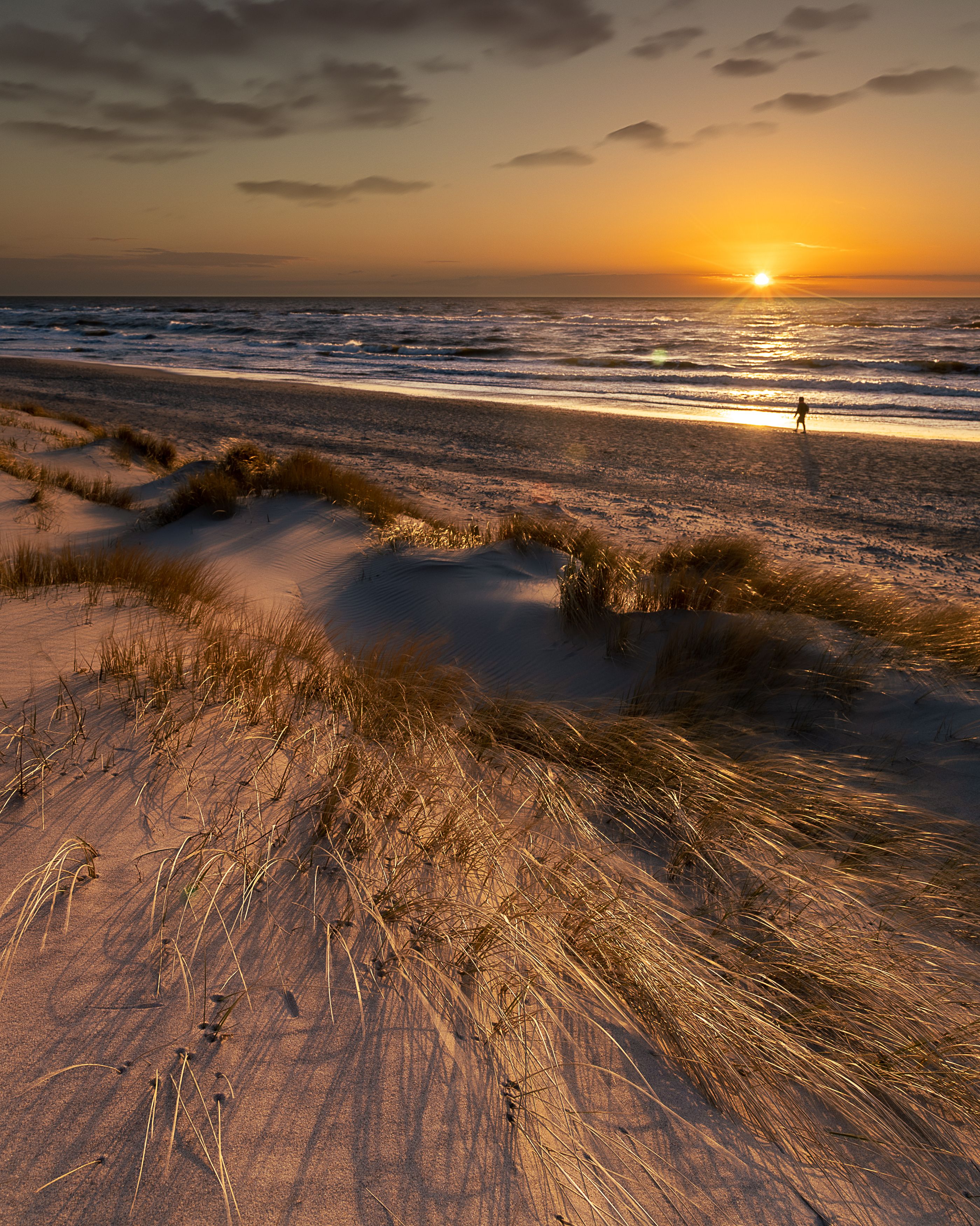 sea, water, poland, baltic, sunset, dune, spring, , Dallig Marcin