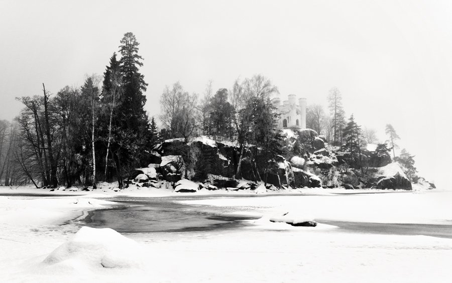 монрепо,выборг,деревя,туман,снег,финский залив,капелла, Евгений Пугачев.