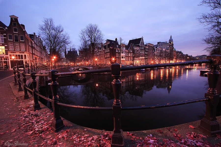 фото, амстердам, европа, ночь, фантазия, Ольга Горелова