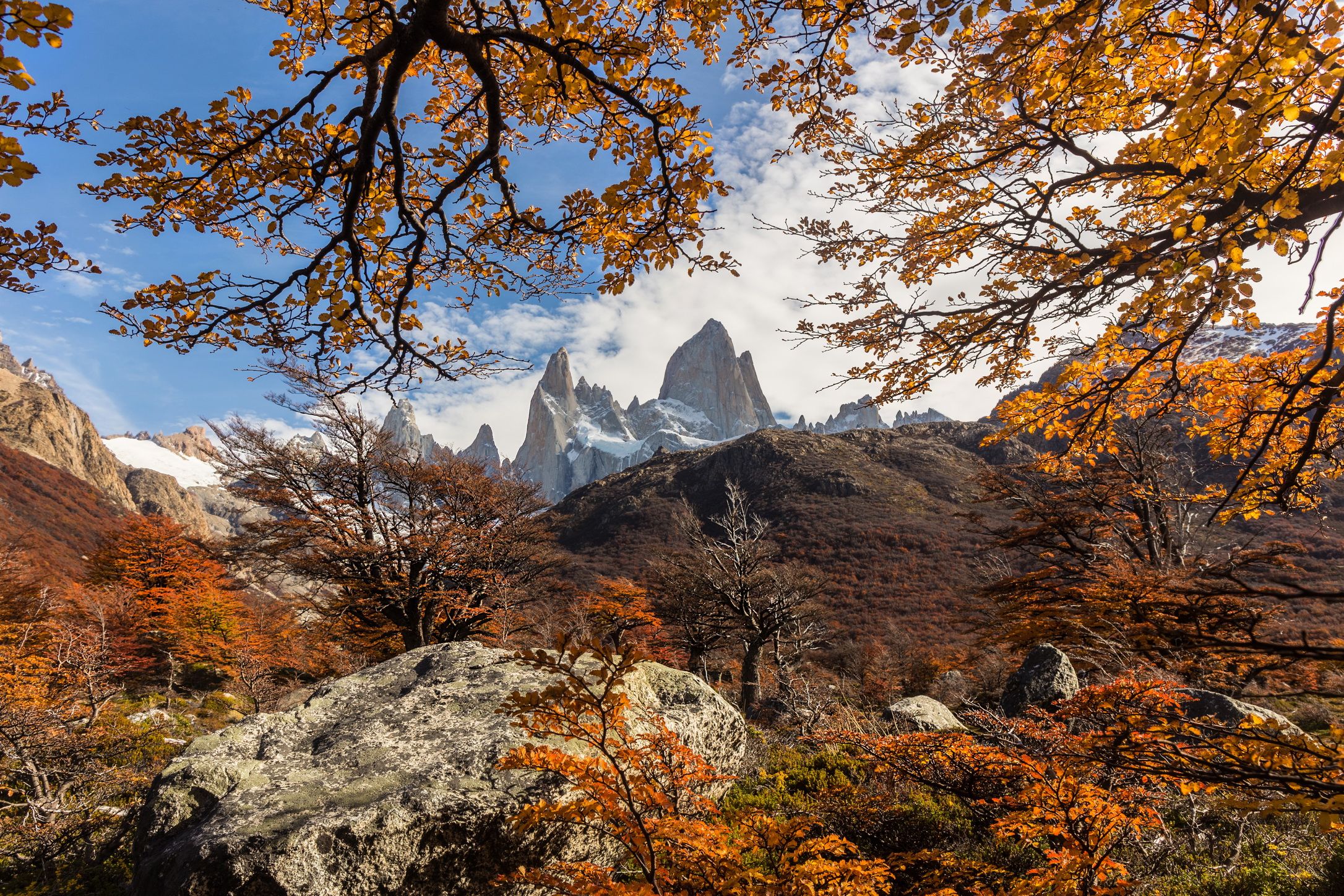 landscape, autumn, patagonia, argentina, Михаил Конарев