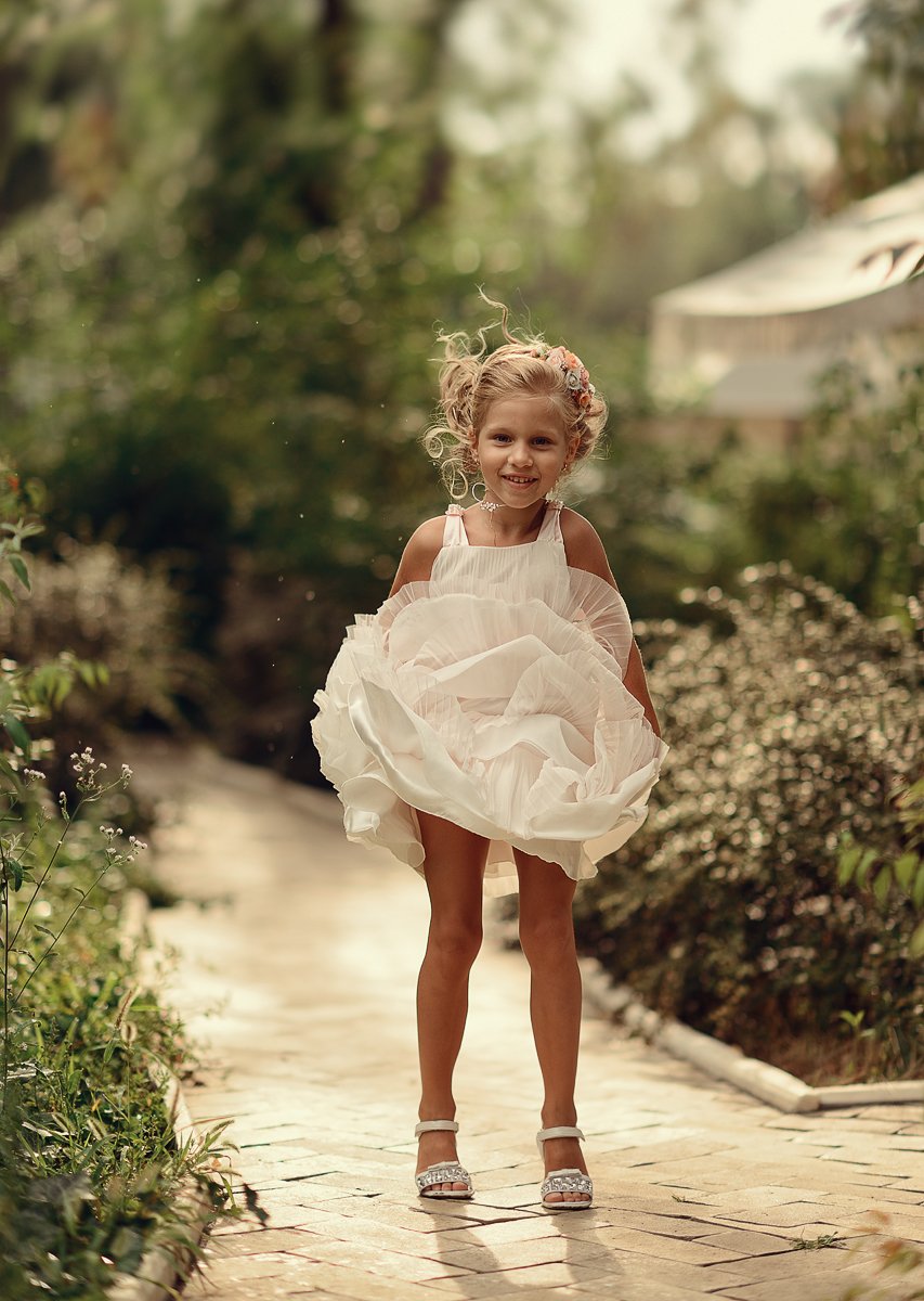 Bird, Flower, Girl, Summer, Власко Алена