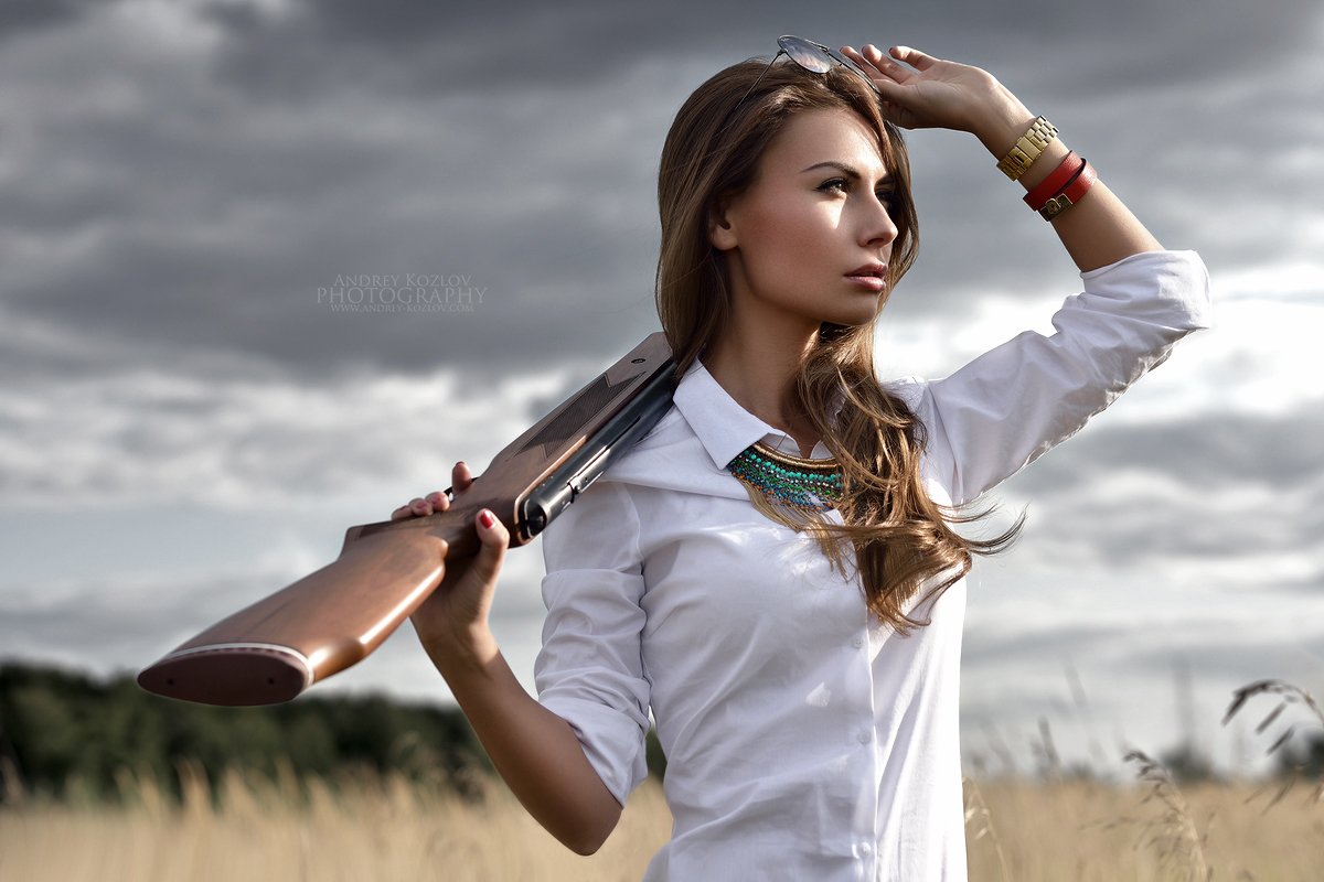 Color, Field, Girl, Model, Portrait, Андрей Козлов