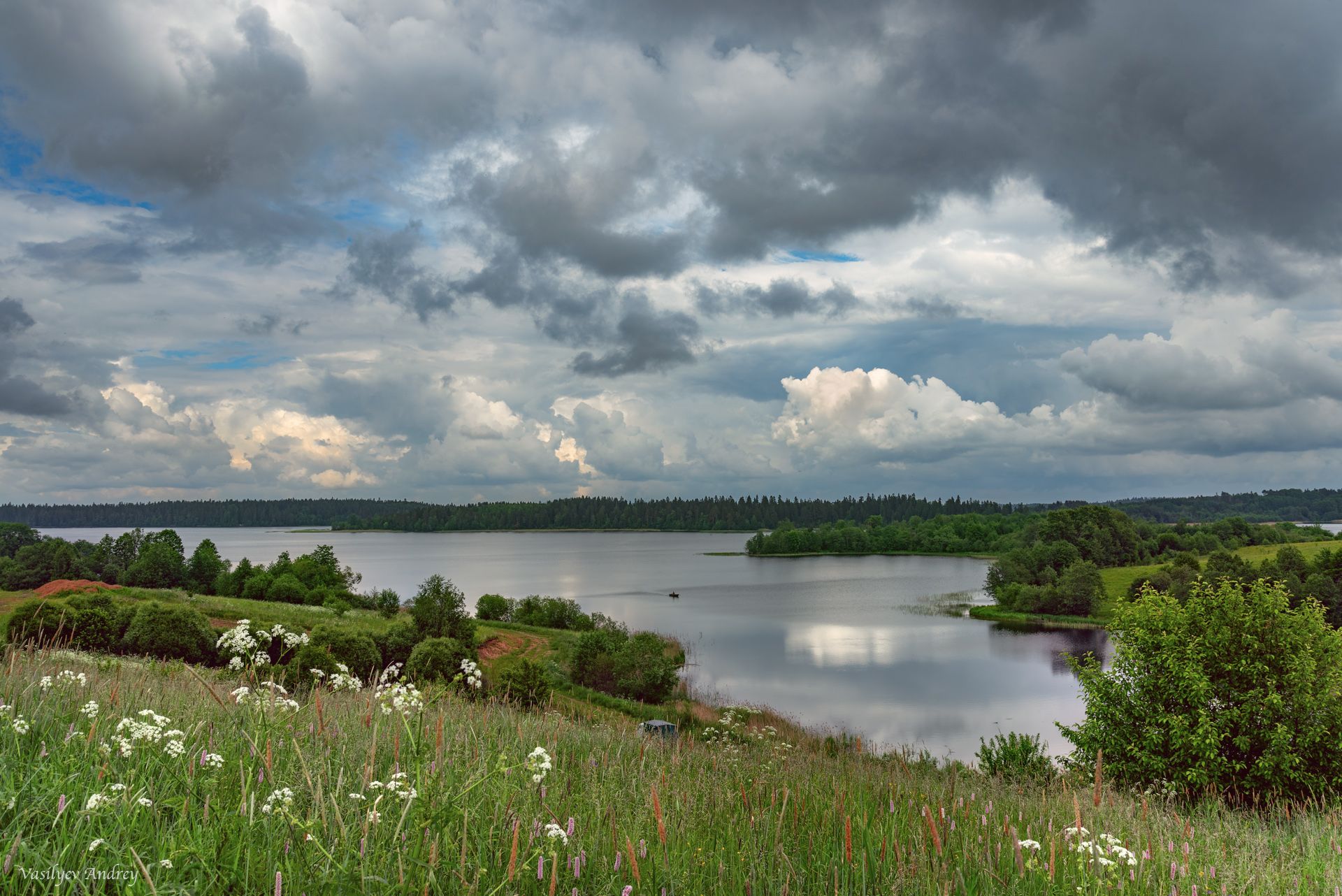 озеро, природа, лето, валдай, новгородская область, Vasilyev Andrey