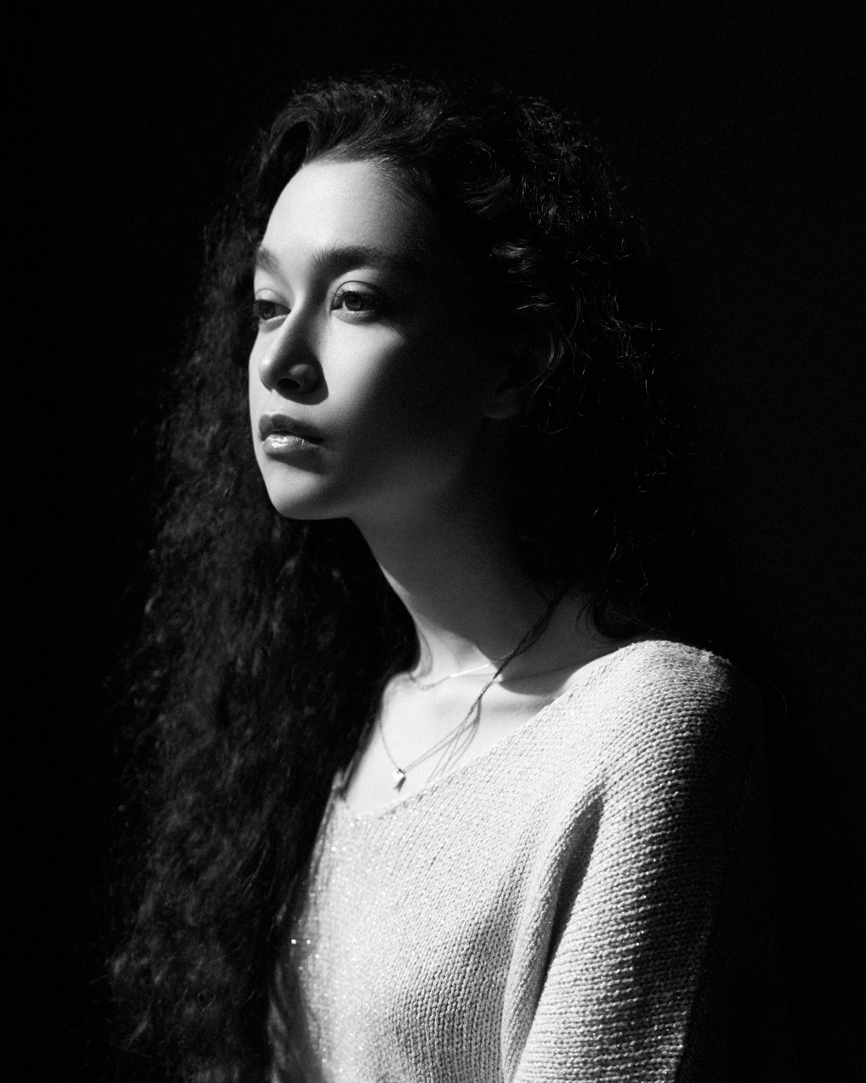 portrait dramatic light model girl photographer beauty art , amirhossein loloei